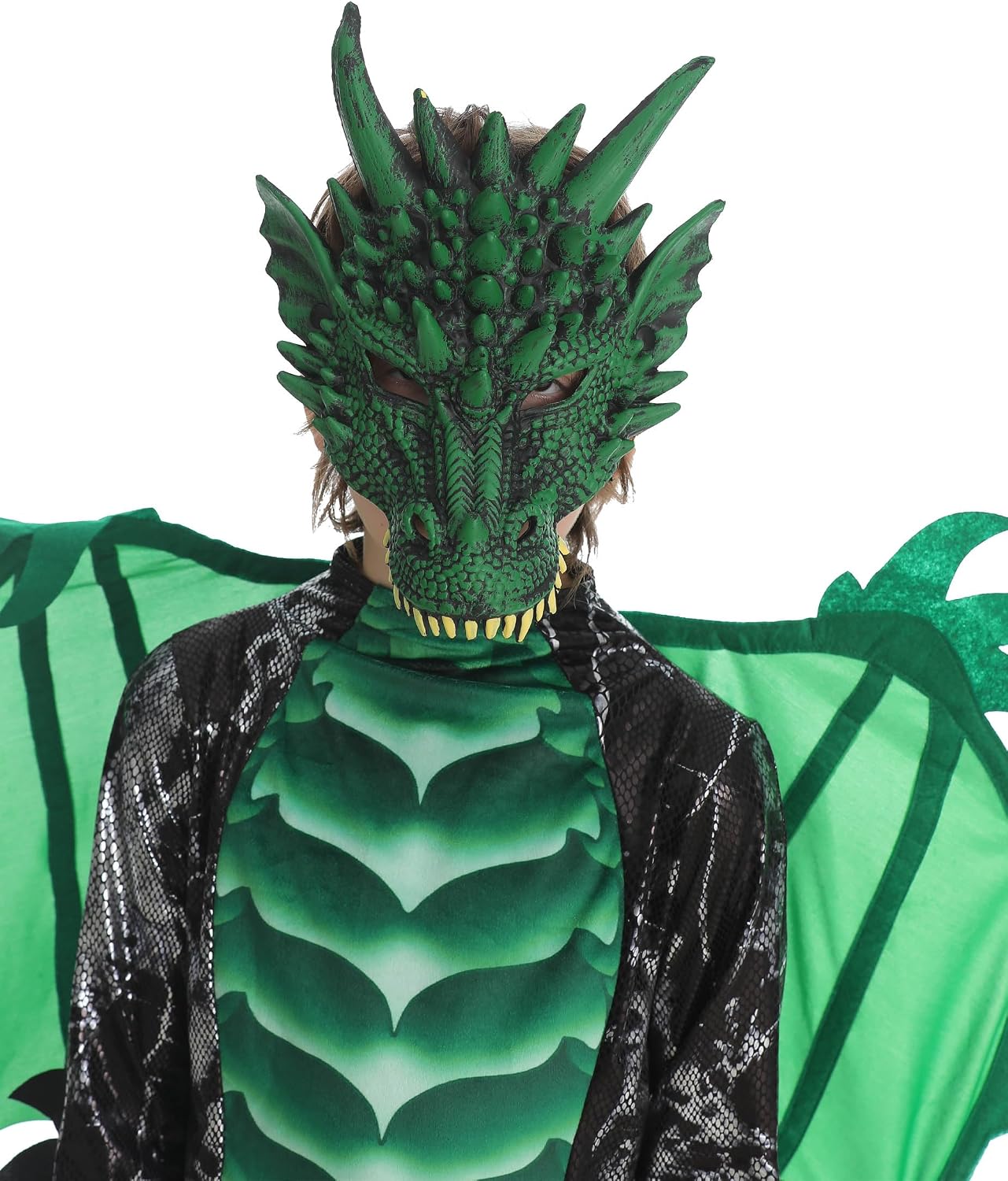 Detalle 2 de Corespe DRGN-25 Kids’ Dragon Costume Set with Tail and Mask