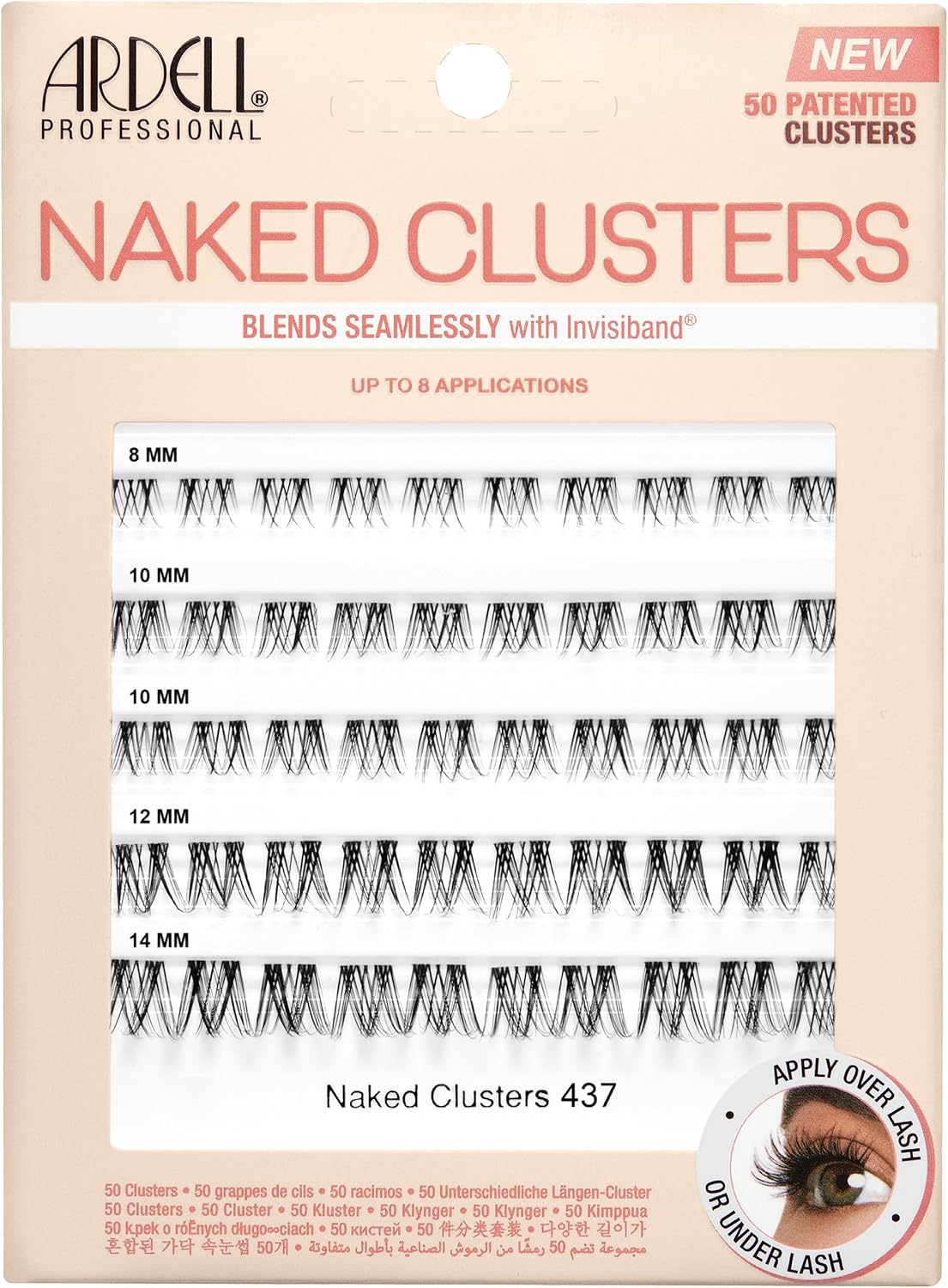 Detalle de Ardell Naked Clusters 437 Kit: Fully Customisable Cluster Lashes (50 Clusters)