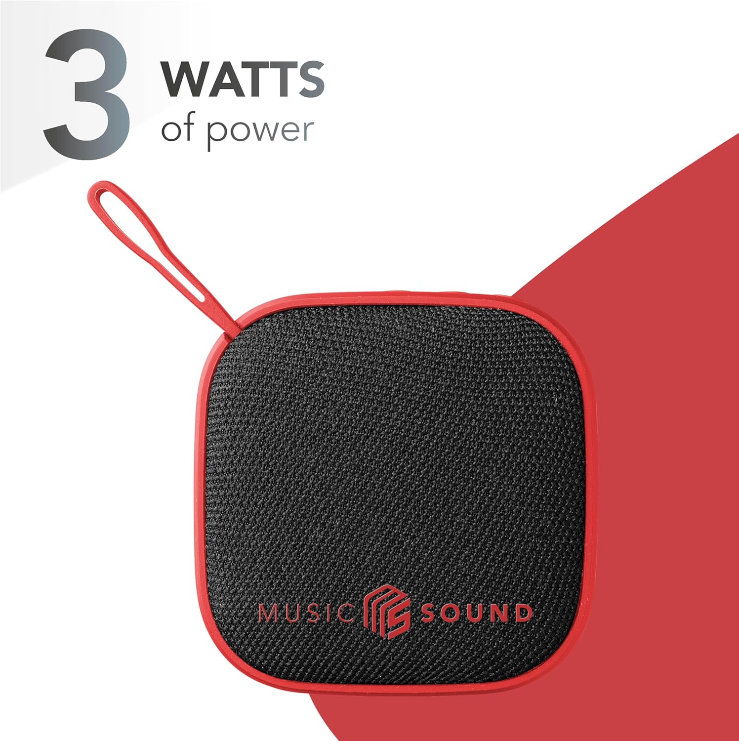 Thumbnail 1 de Music Sound MINI speaker Bluetooth compatto da 3 W, fino a 4 ore – Rosso