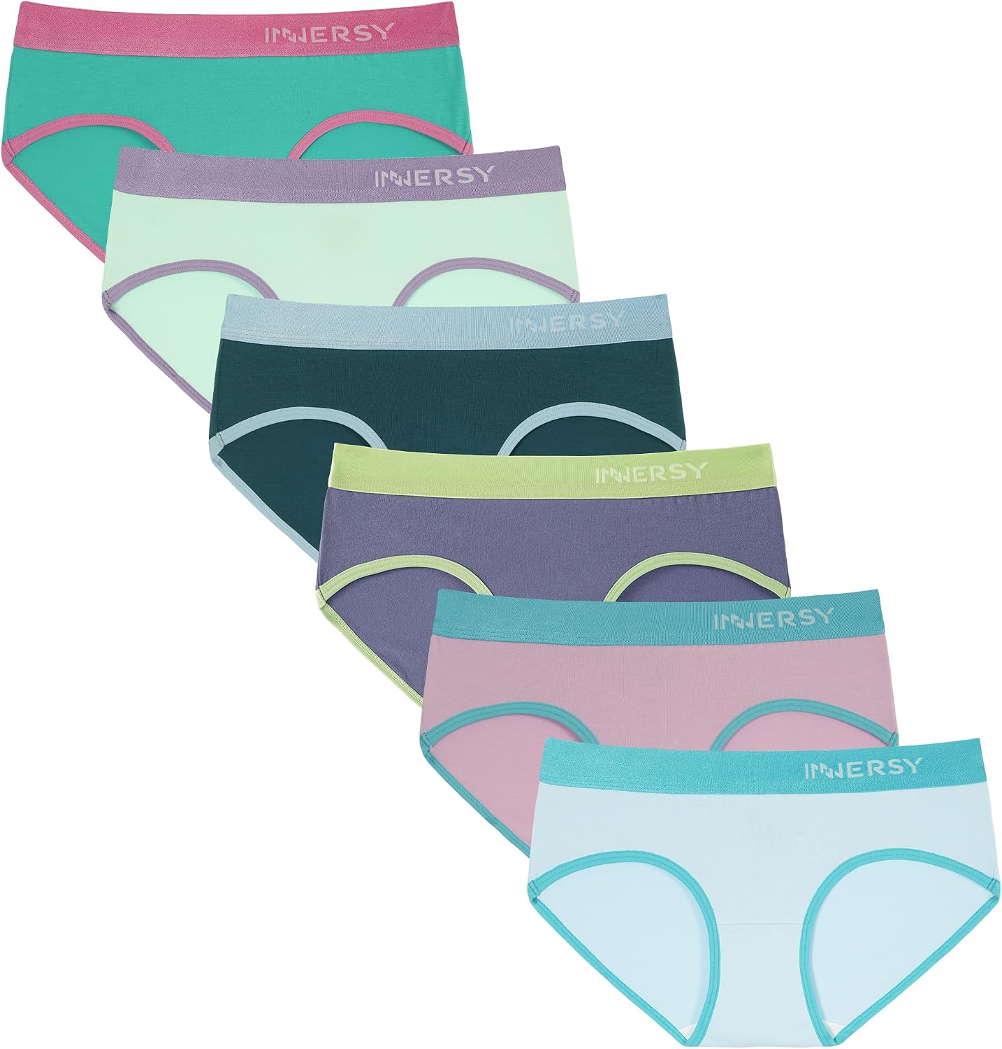 Thumbnail 6 de INNERSY Knickers for Teenage Girls – Soft Cotton, Tagless Comfort (Pack of 6)