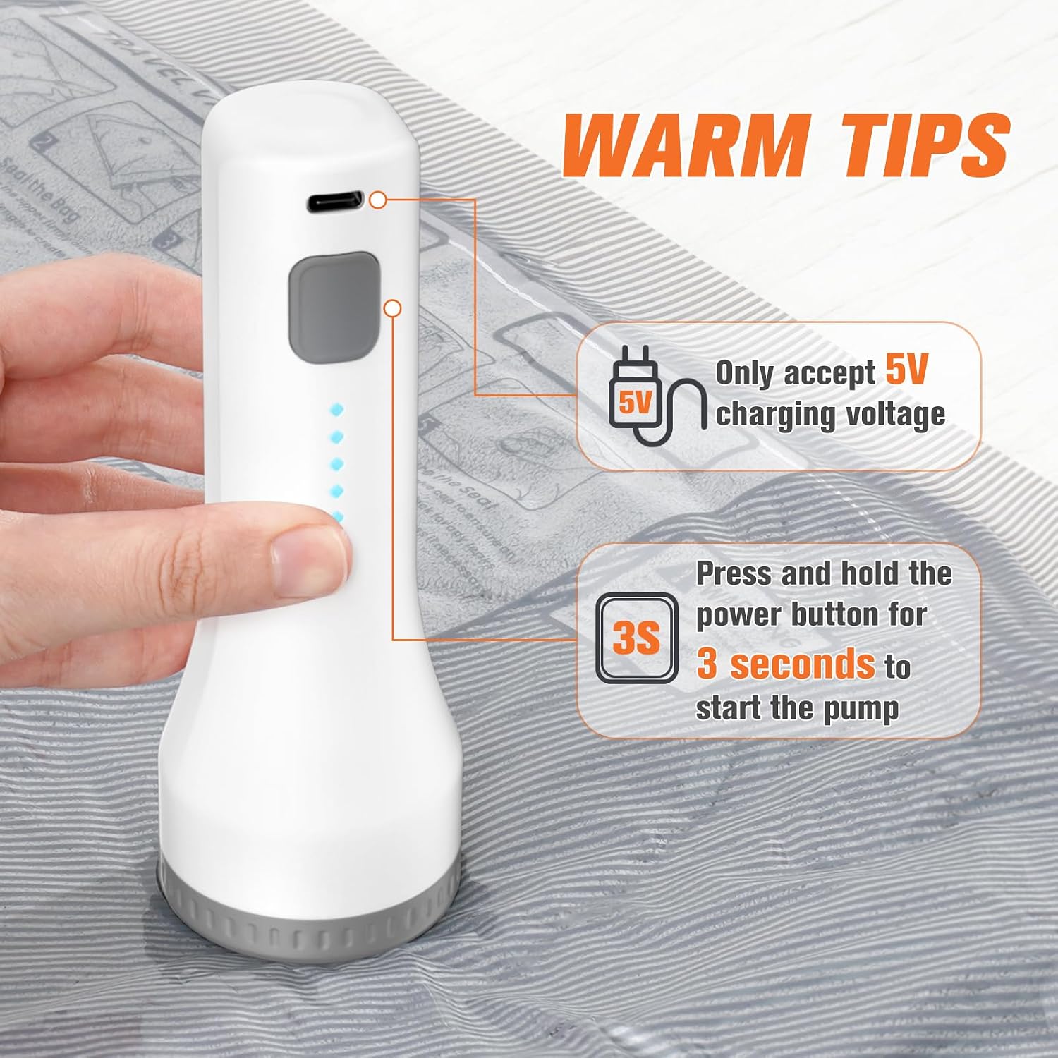 Thumbnail 3 de 18 Pack Vacuum Storage Bags with Rechargeable Cordless Pump: Space-Saving Travel Mayhem, 3 Sizes