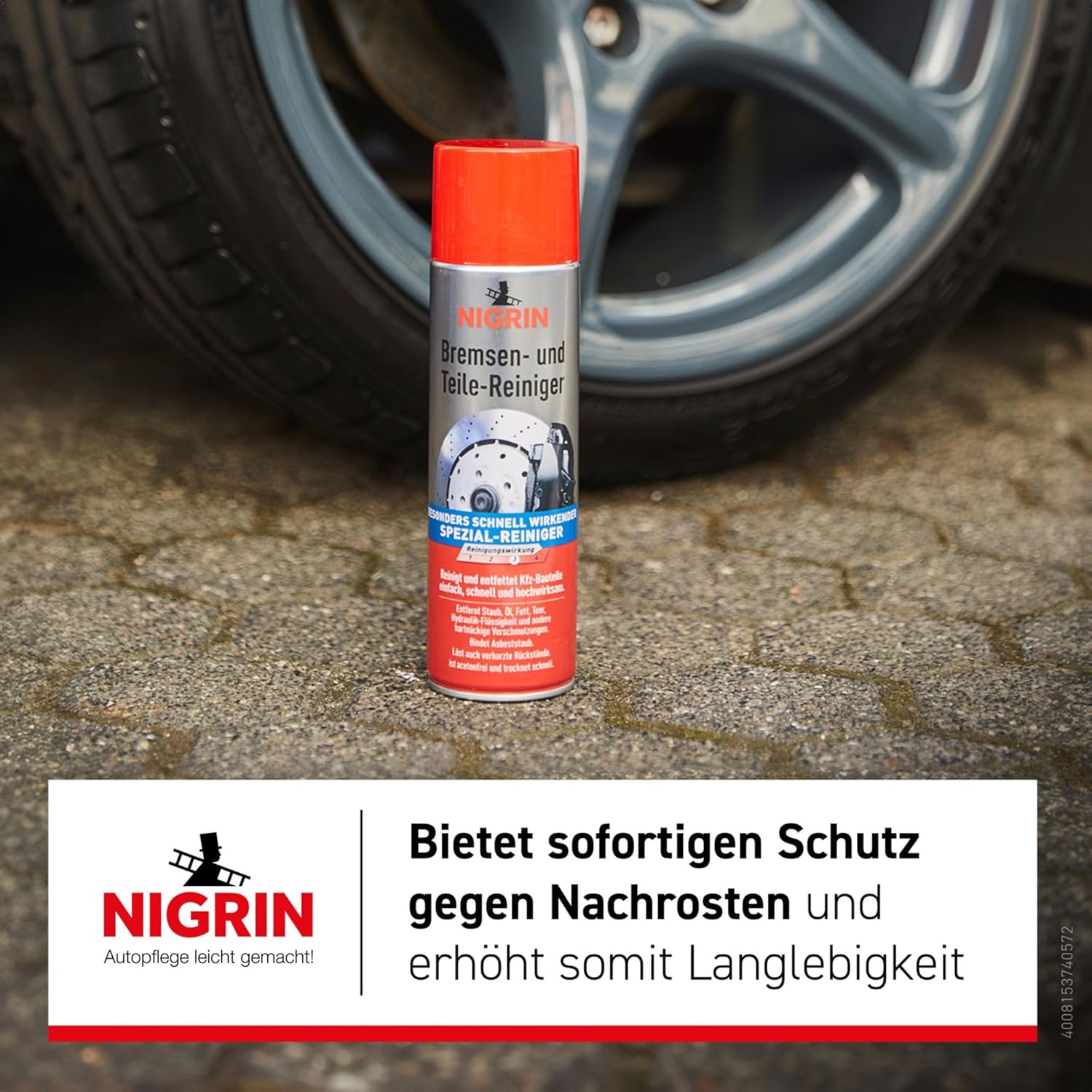 Thumbnail 4 de NIGRIN Bremsen- und Teile-Reiniger – acetonfrei, 6 x 500 ml