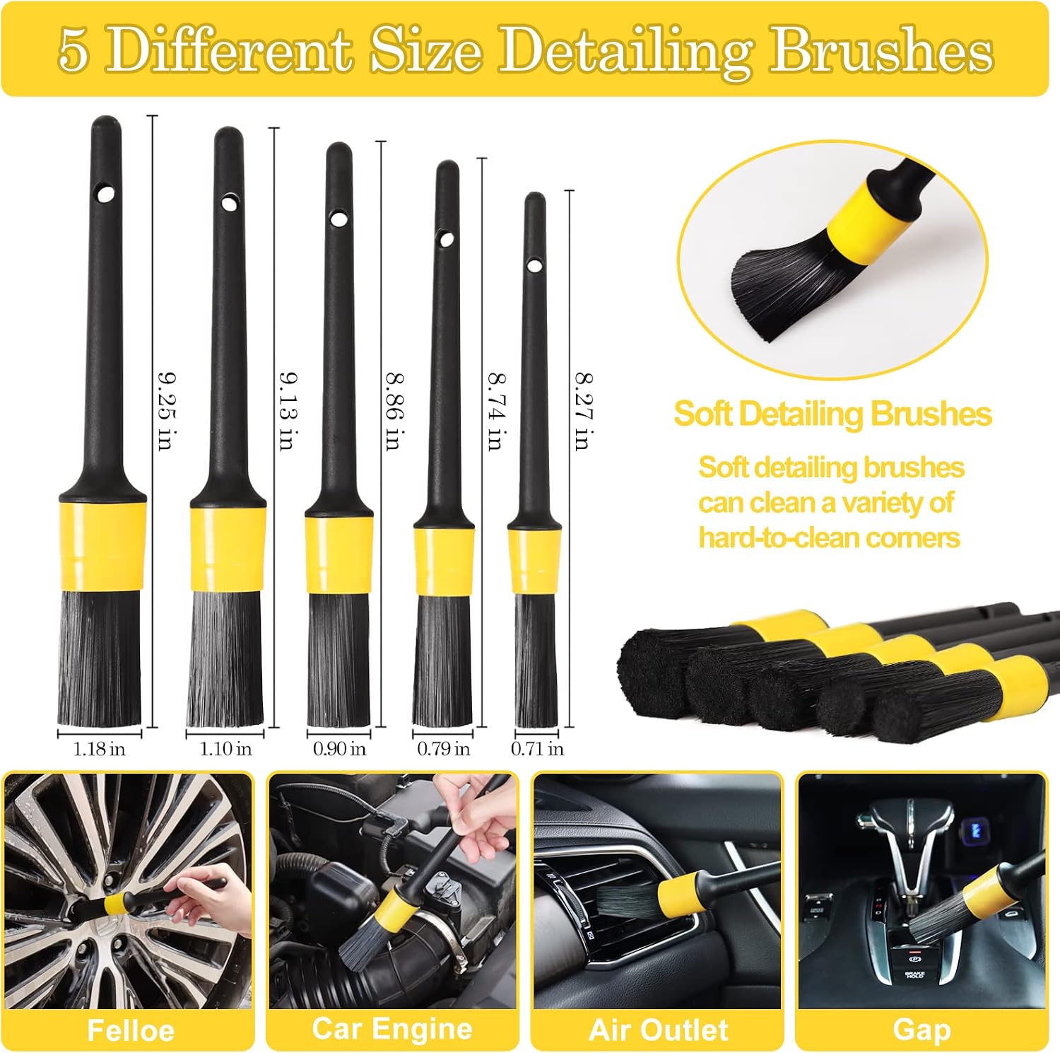 Thumbnail 2 de TTRCB 27Pcs Car Detailing Kit for Interior & Exterior
