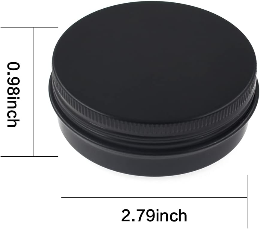 Detalle 2 de ZHIYE 60ml Aluminium Screw Pots