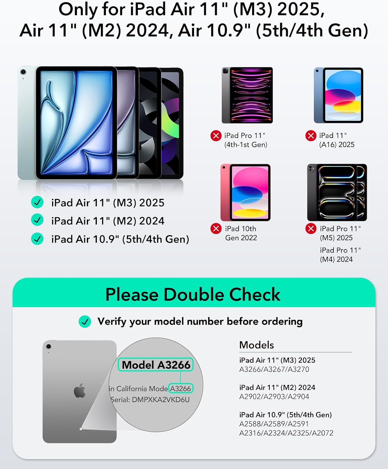 Thumbnail 1 de ESR Shift Series iPad Air Case with Keyboard 65% Trackpad