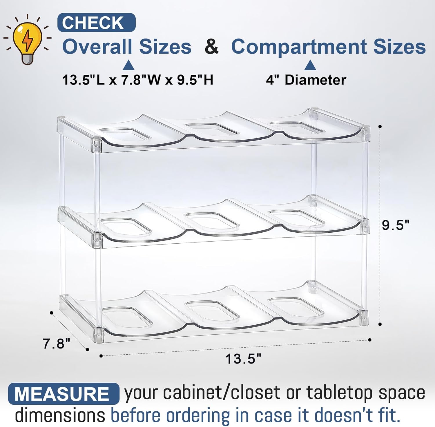 Thumbnail 4 de LANDNEOO LARGER Compartment 3-Tier Holder