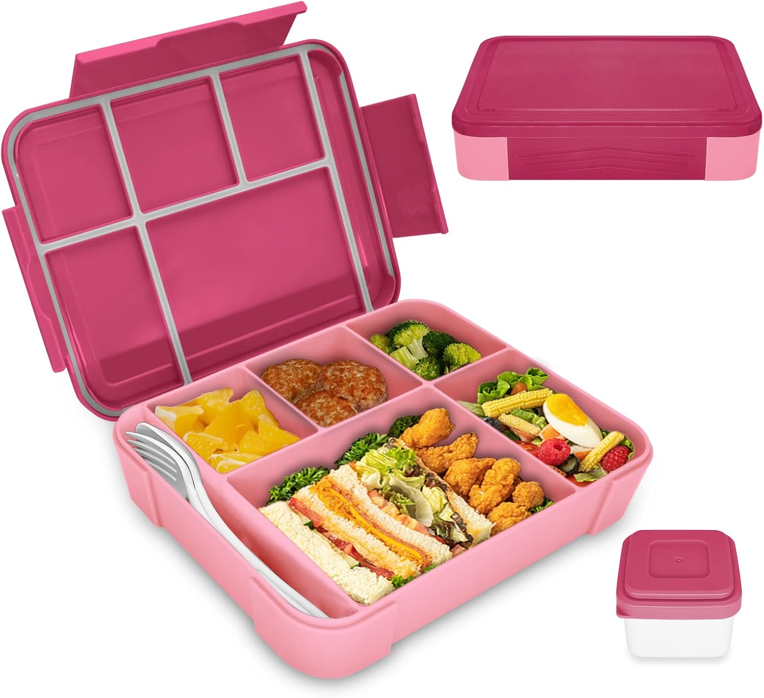 Detalle de IJIAMY Brotdose Kinder 1300 ml Bento Box ⌚📷?