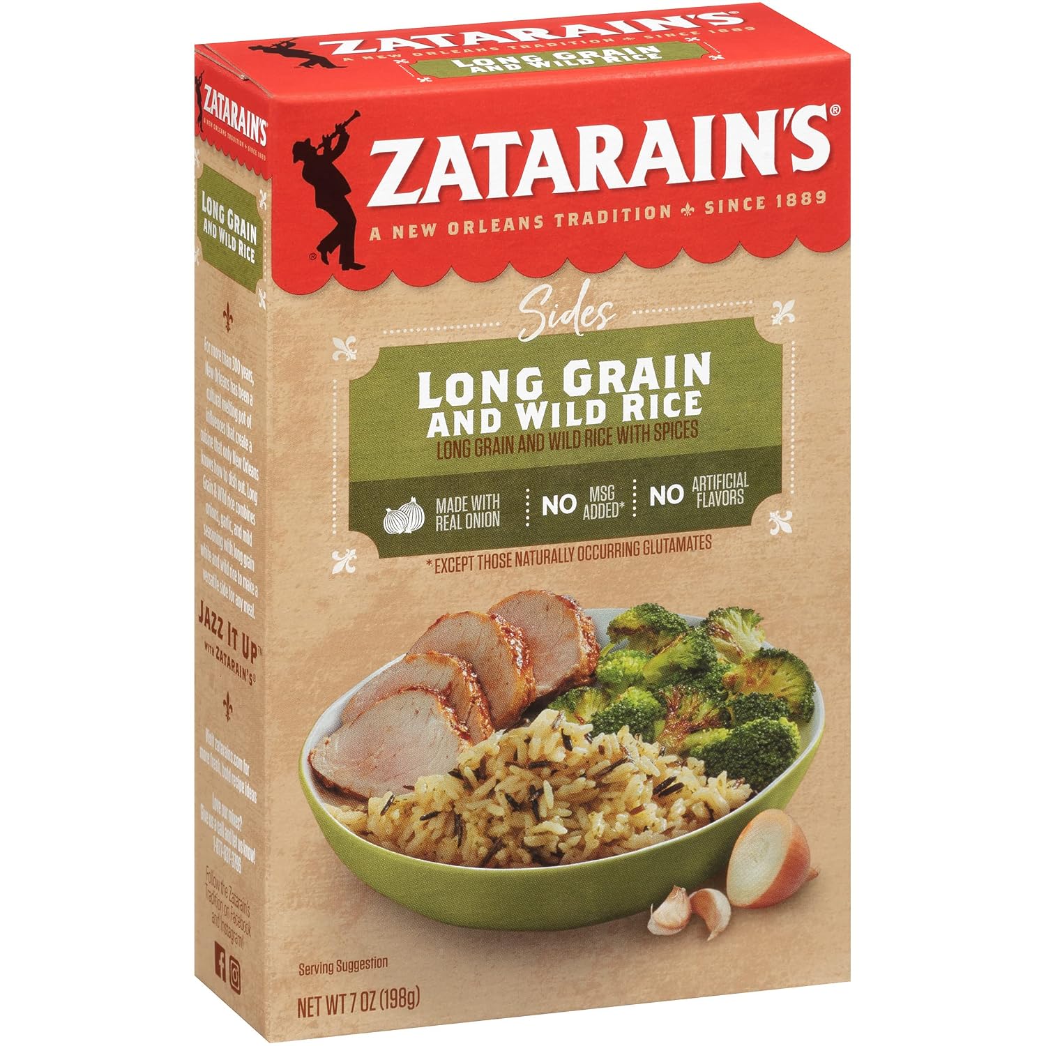 Detalle 2 de Zatarain's Long Grain and Wild Rice, 7 oz
