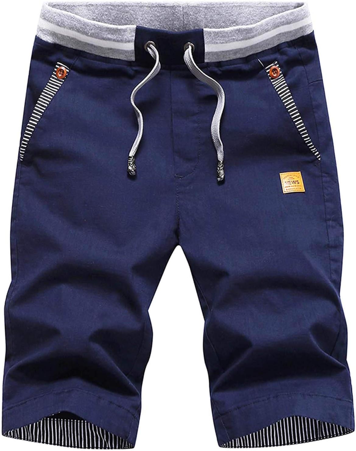 Thumbnail 5 de JustSun Herren-Chino-Shorts aus Baumwolle mit Tunnelzug – kurze Sommerhose