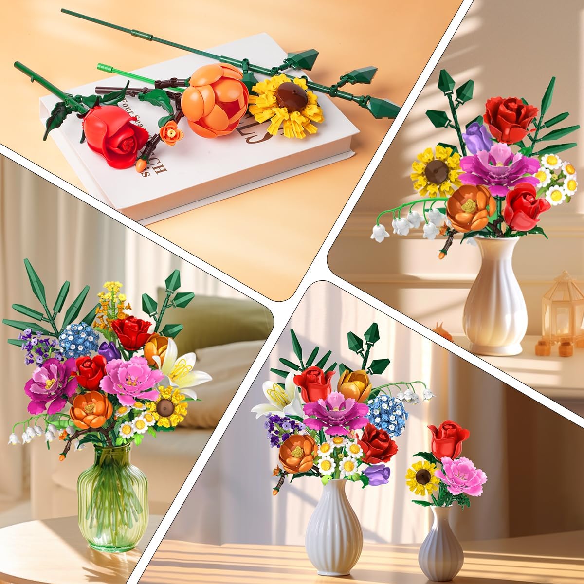 Thumbnail 4 de CUBIMANA Blumenstrauß-Bausatz 15 Teile