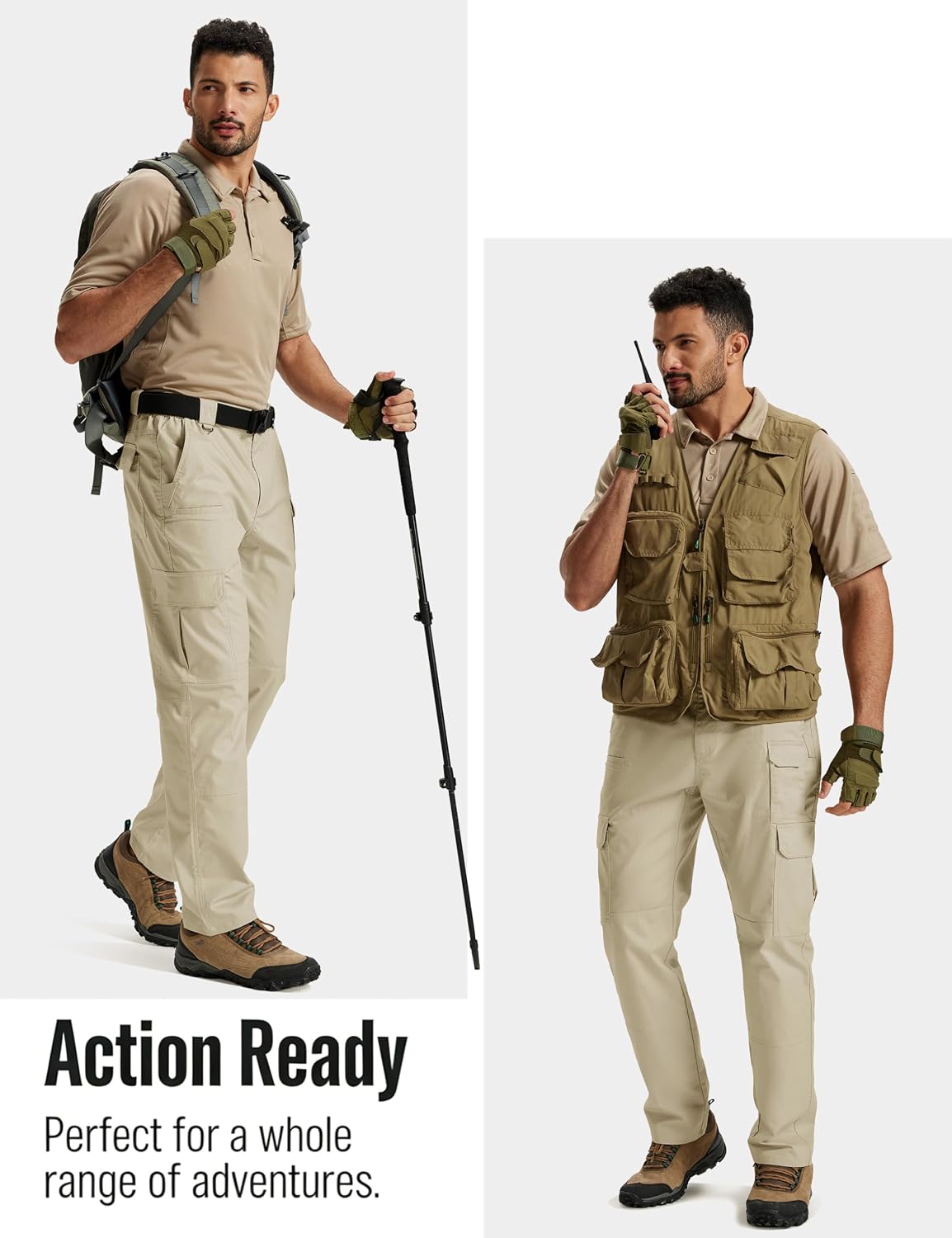 Thumbnail 5 de TACVASEN Men's Tactical Ripstop Cargo Pants, Water-Resistant, 8 Pockets