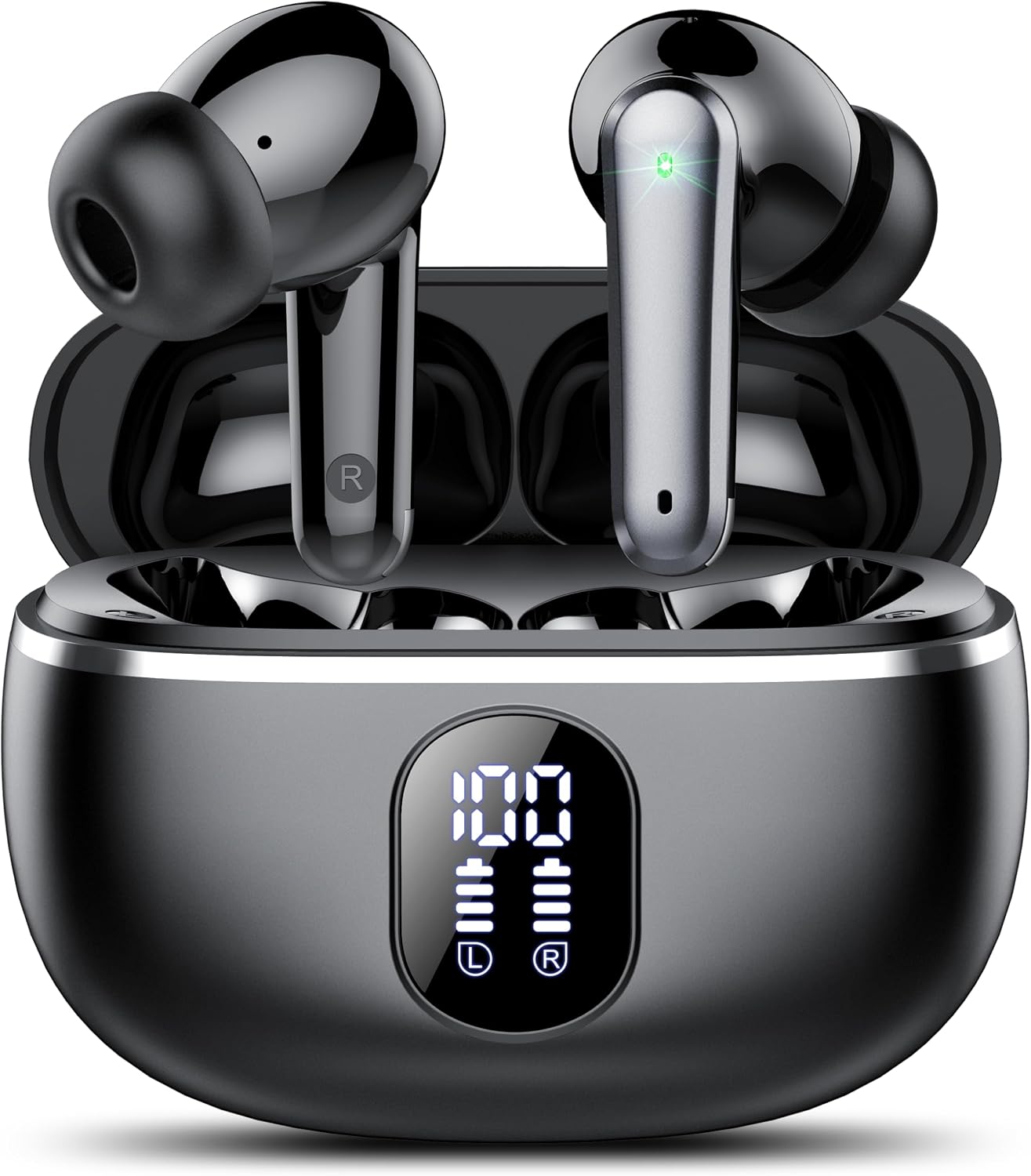 Detalle de 2026 Kopfhörer Kabellos Bluetooth 5.4 – In Ear, ENC-Mikrofone, IPX7, 50 Stunden Laufzeit