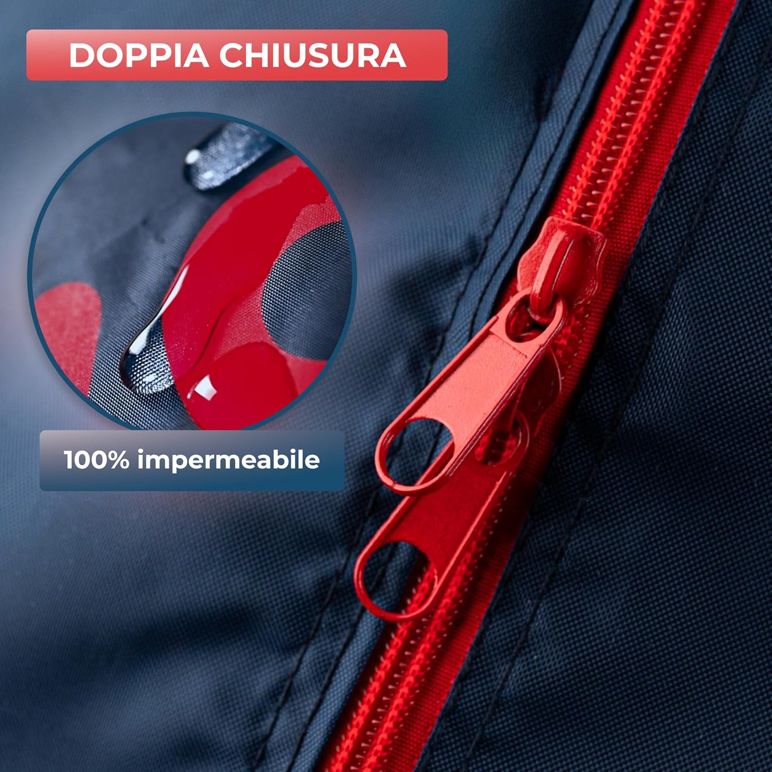 Thumbnail 3 de WRAPPYBAG Copertura Protettiva Impermeabile in Poliestere Oxford per Materasso 160x200 – 4 Maniglie