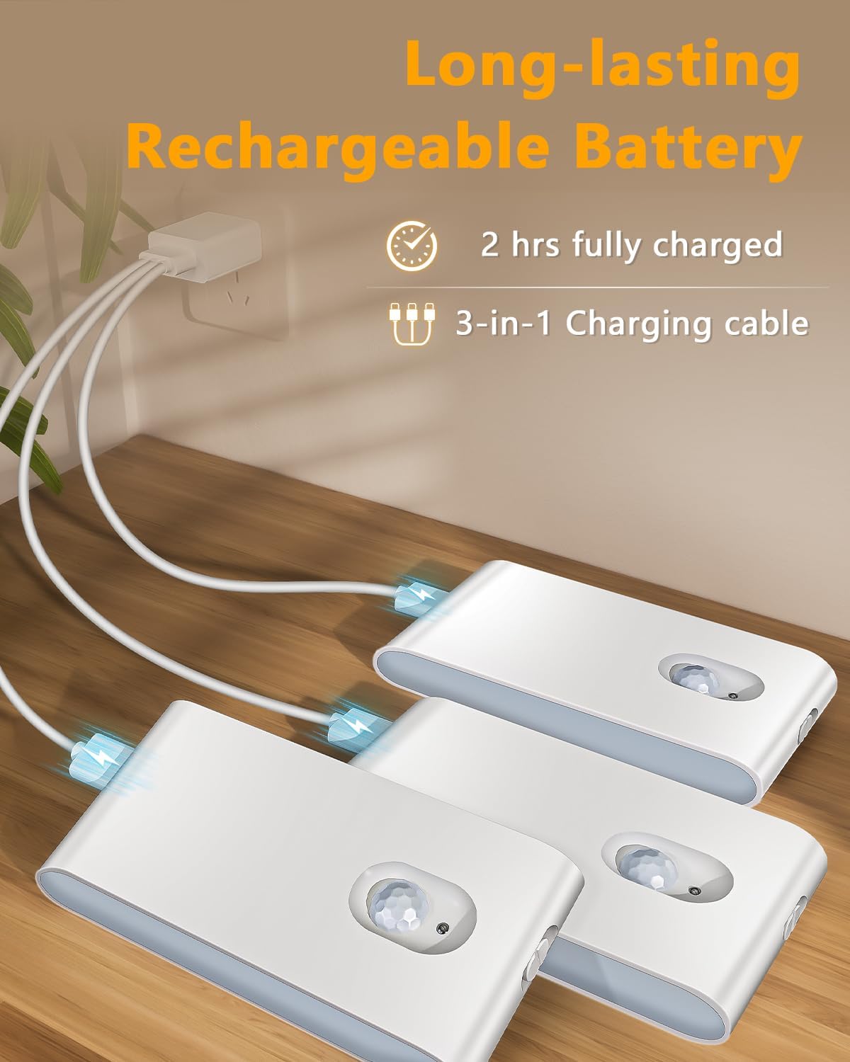 Detalle 2 de WILLED Luz LED sensor 500 mAh para pasillo