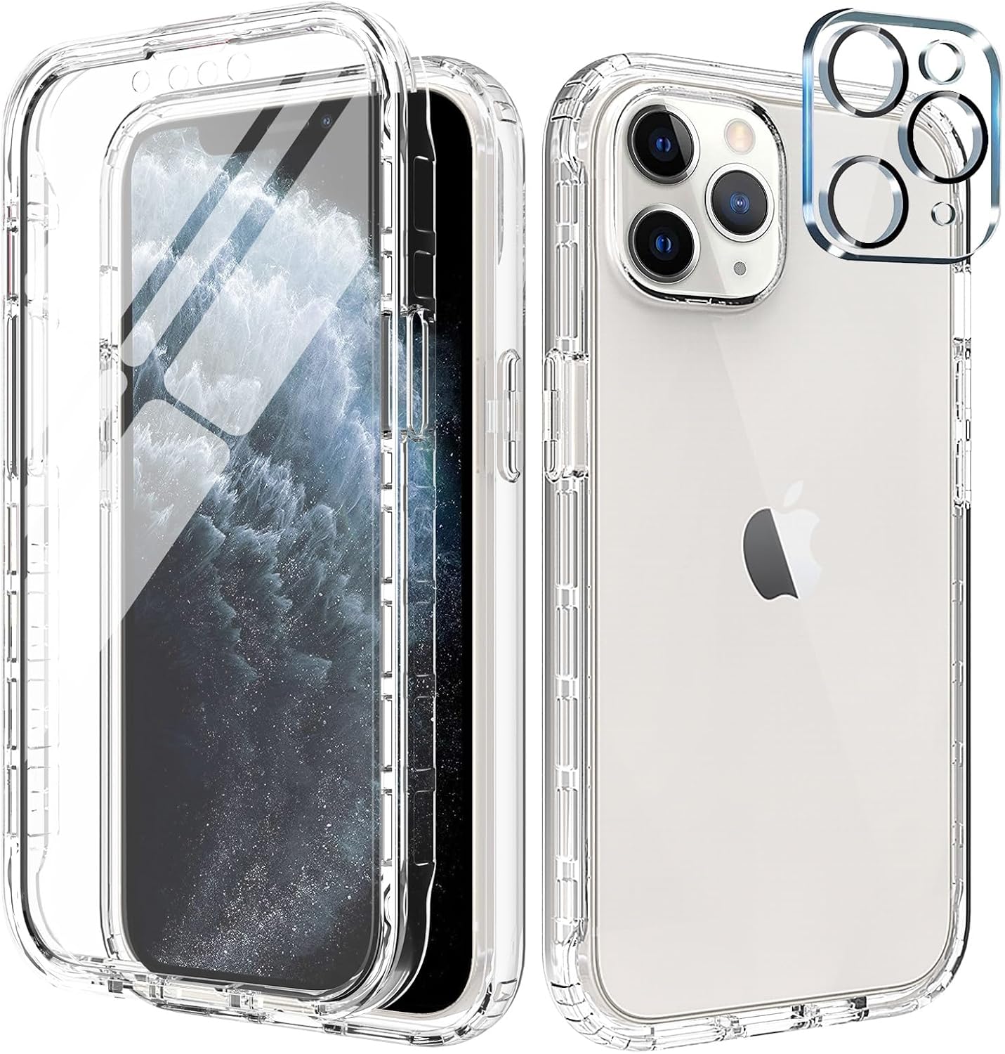 Thumbnail 6 de Leedia 360° Schutzhülle für iPhone 17 Pro (6,3 Zoll) – Blau mit eingebautem Displayschutz und Kamera-Schutzfolie [9H HD], stoßfest