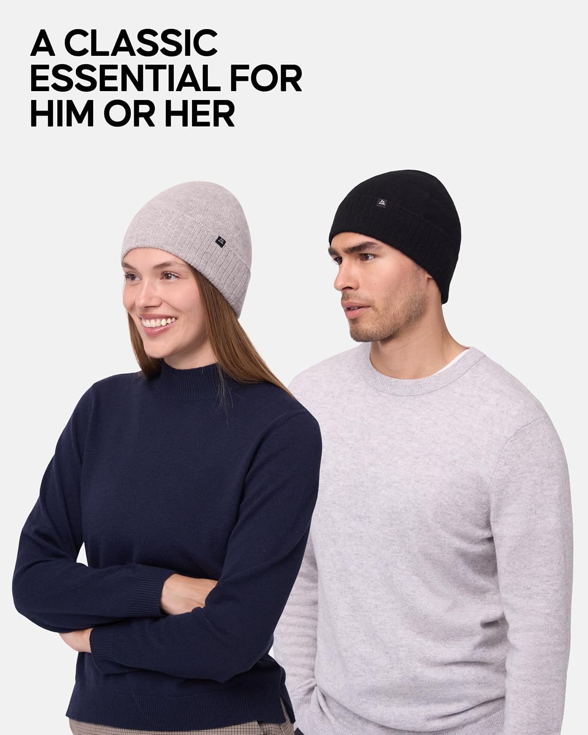 Thumbnail 6 de DANISH ENDURANCE 100% Cashmere Beanie — Unisex hat 🧣