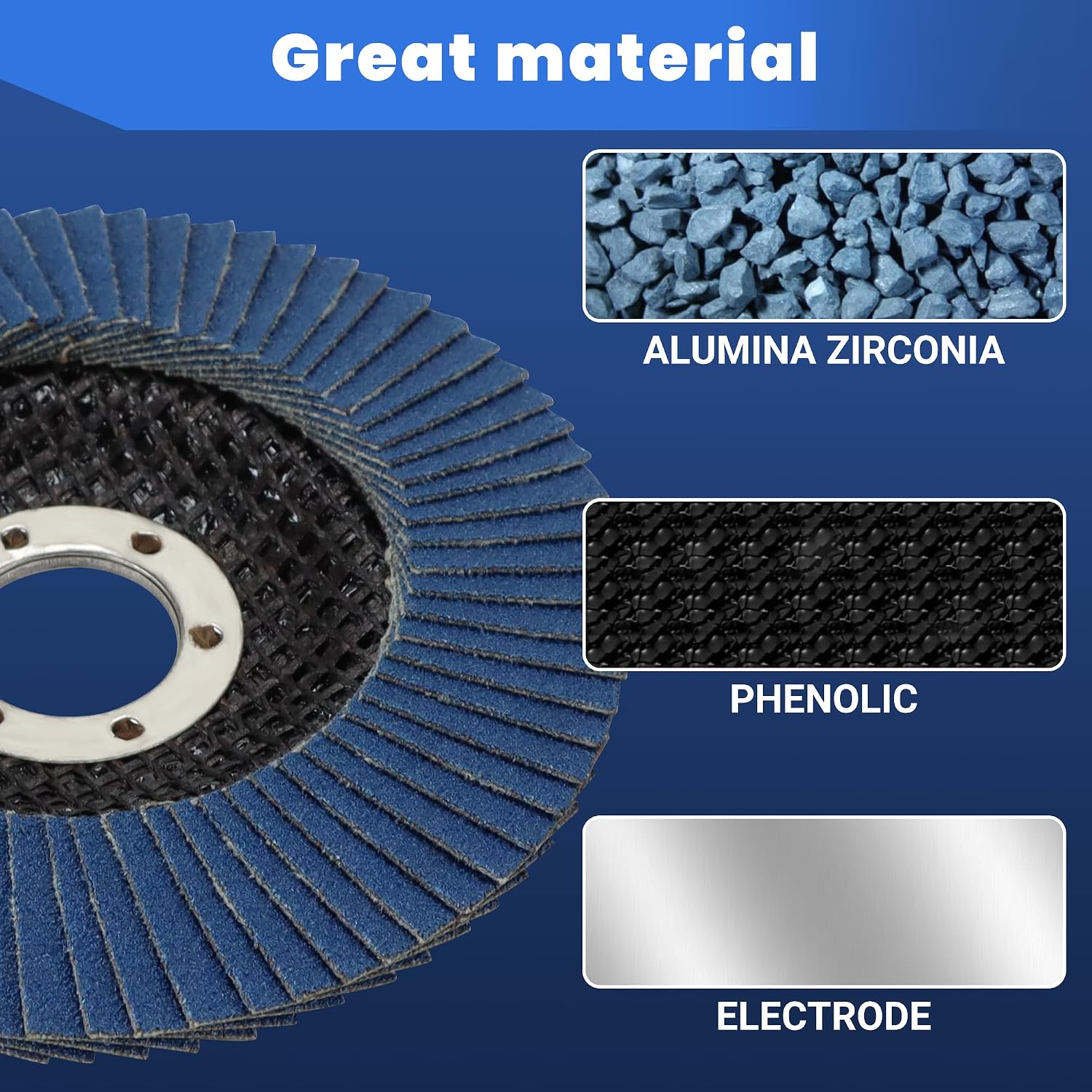Detalle 2 de ROMON Flap Discs 4.5-Inch