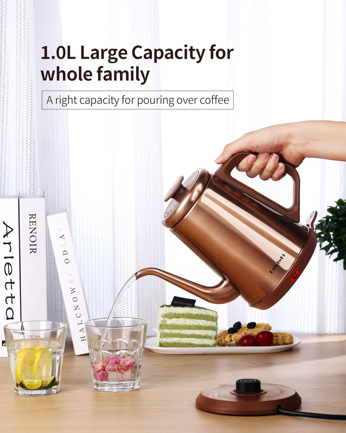 Thumbnail 6 de DmofwHi 1.0L Gooseneck Kettle