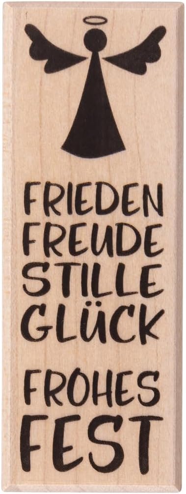 Thumbnail 1 de Rayher Stempel Holz Weihnachtsengel 3x8 cm