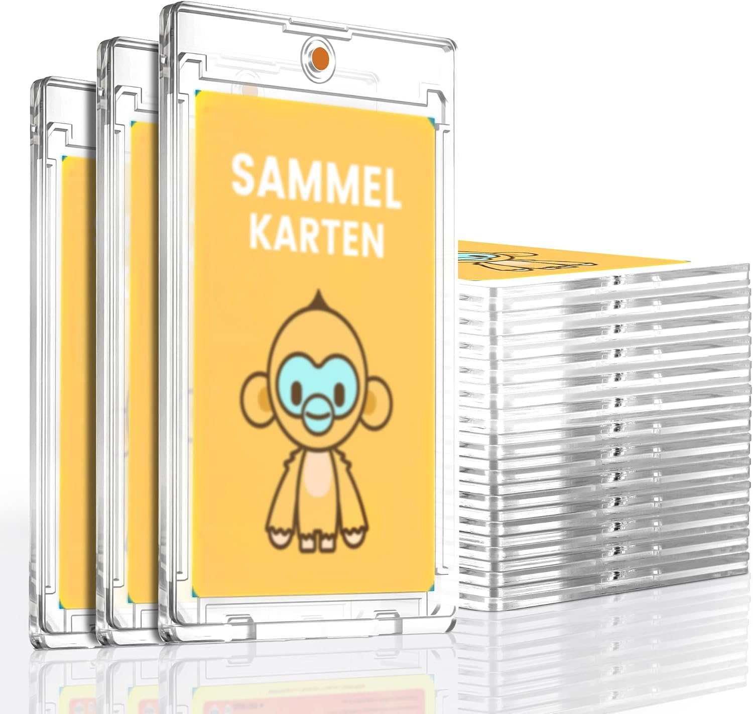 16 Stück 35PT Magnetische Kartenhüllen UV Toploader