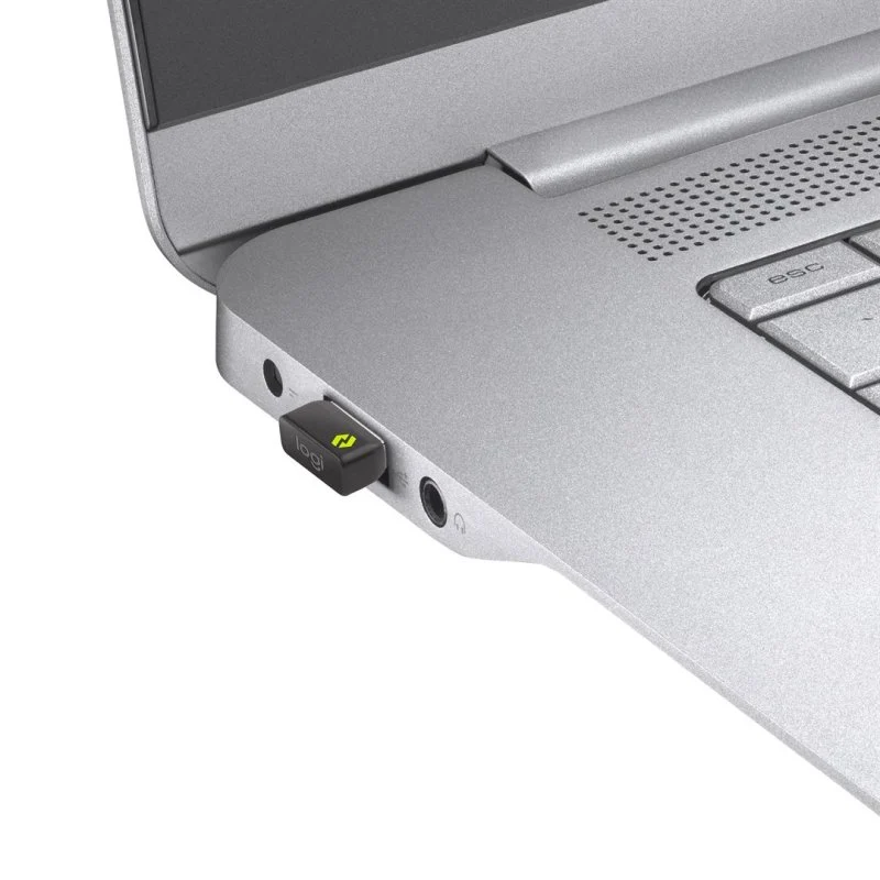 Detalle de Ratón inalámbrico Logitech Darkfield 8000 DPI, 7 botones programables – Grafito
