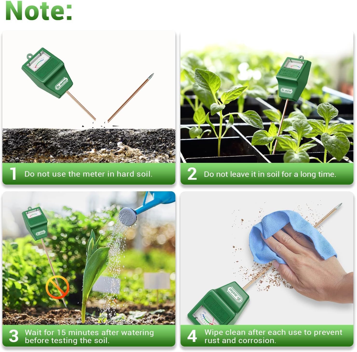 Thumbnail 6 de Dr.meter 27CM Hygromètre pour plantes 27 cm