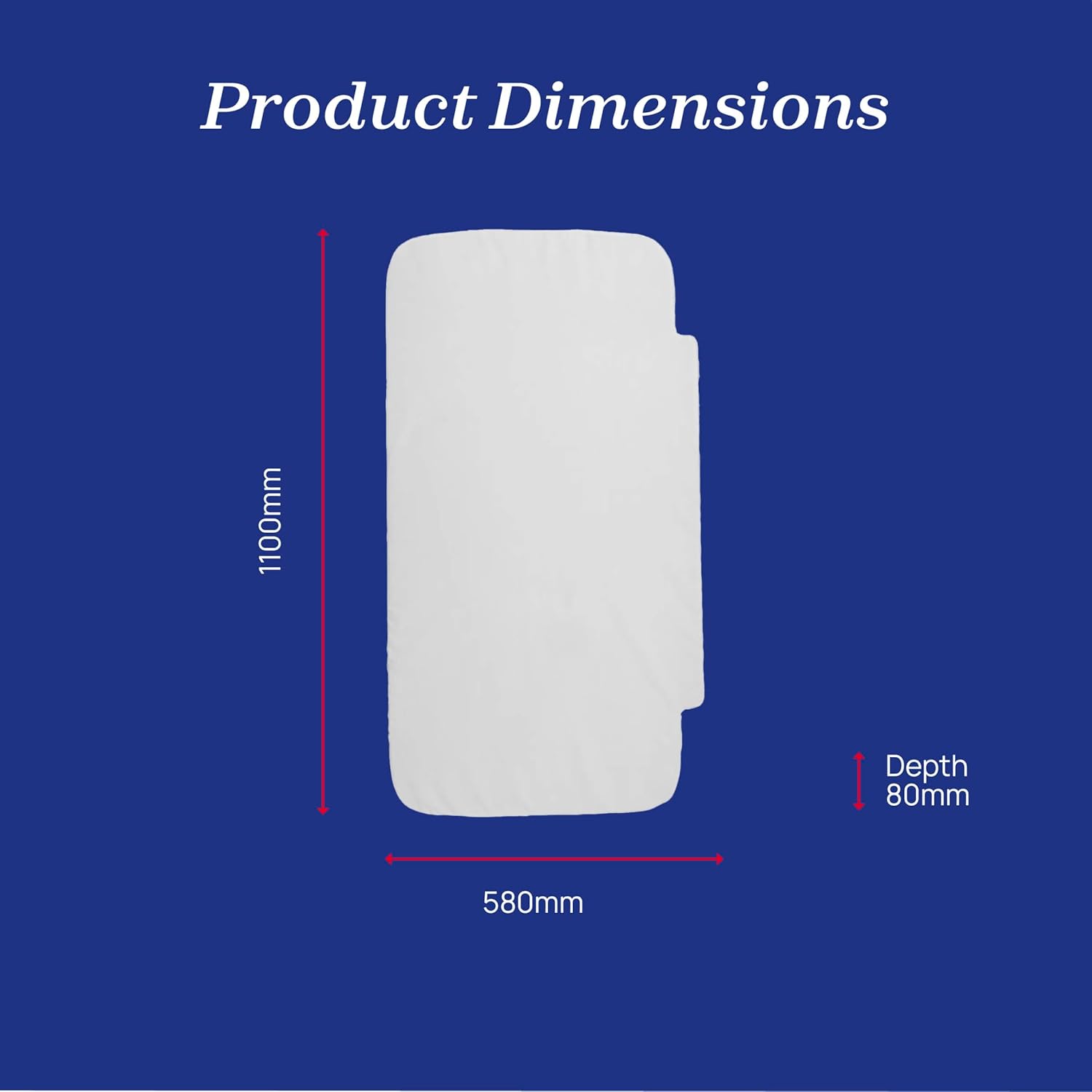 Thumbnail 1 de Chicco Next2Me Forever Mattress (White) – official replacement for Forever co-sleeping cribs