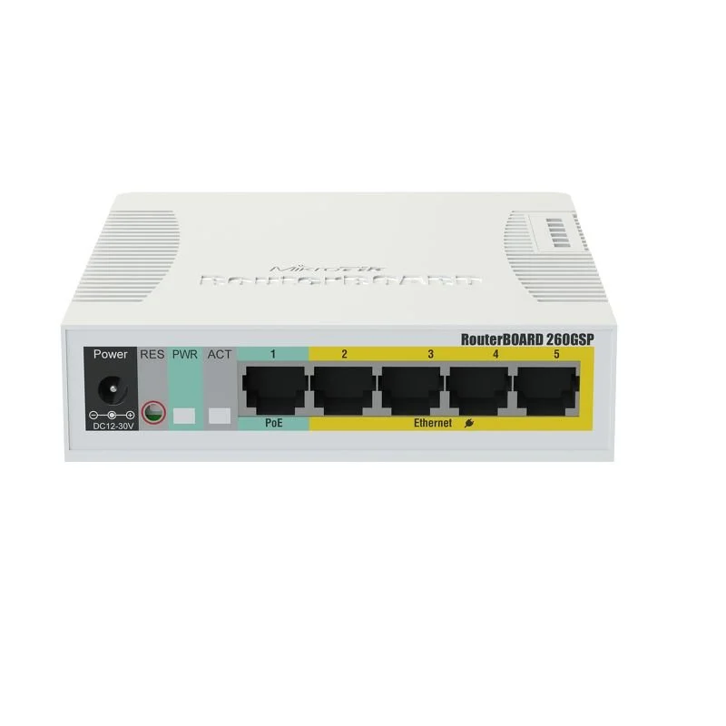 Imagen de MikroTik RB260GSP Switch 5 Puertos Gigabit + 1 SFP en OfertitasTOP