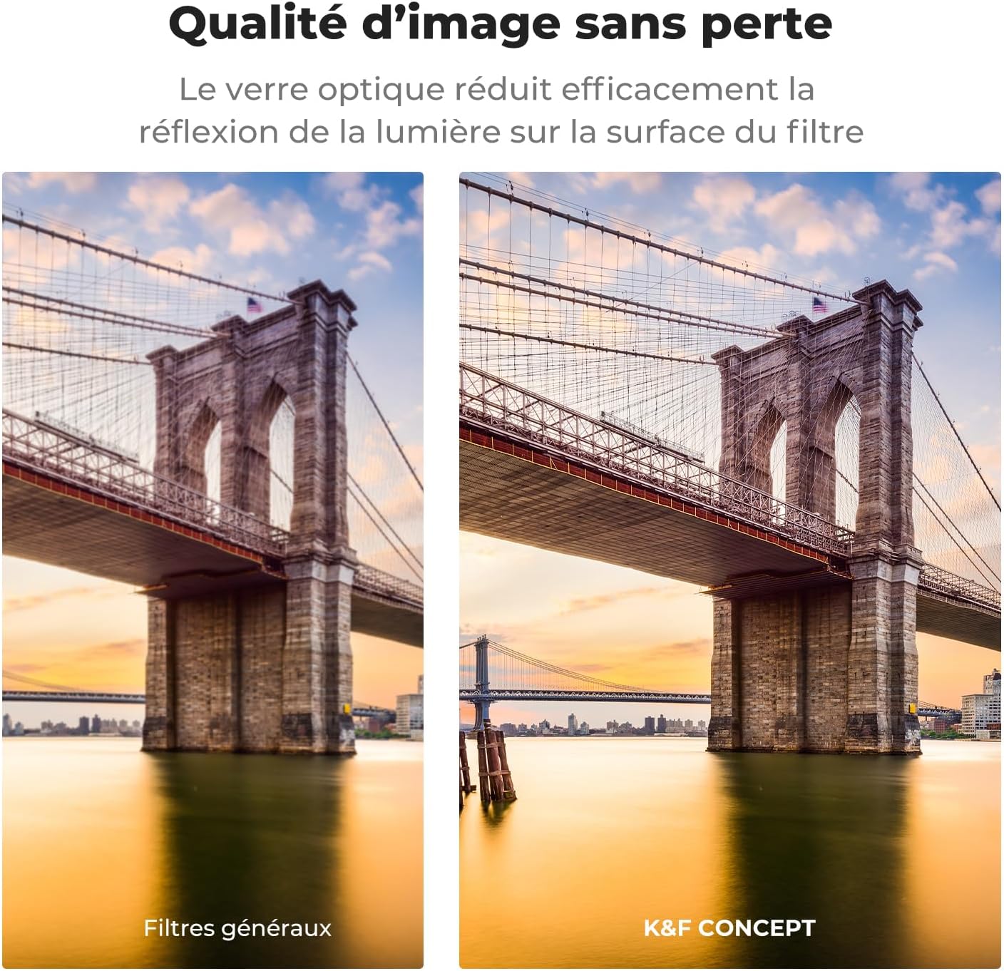 Thumbnail 2 de K&F CONCEPT Filtre ND64 72mm 6 stops