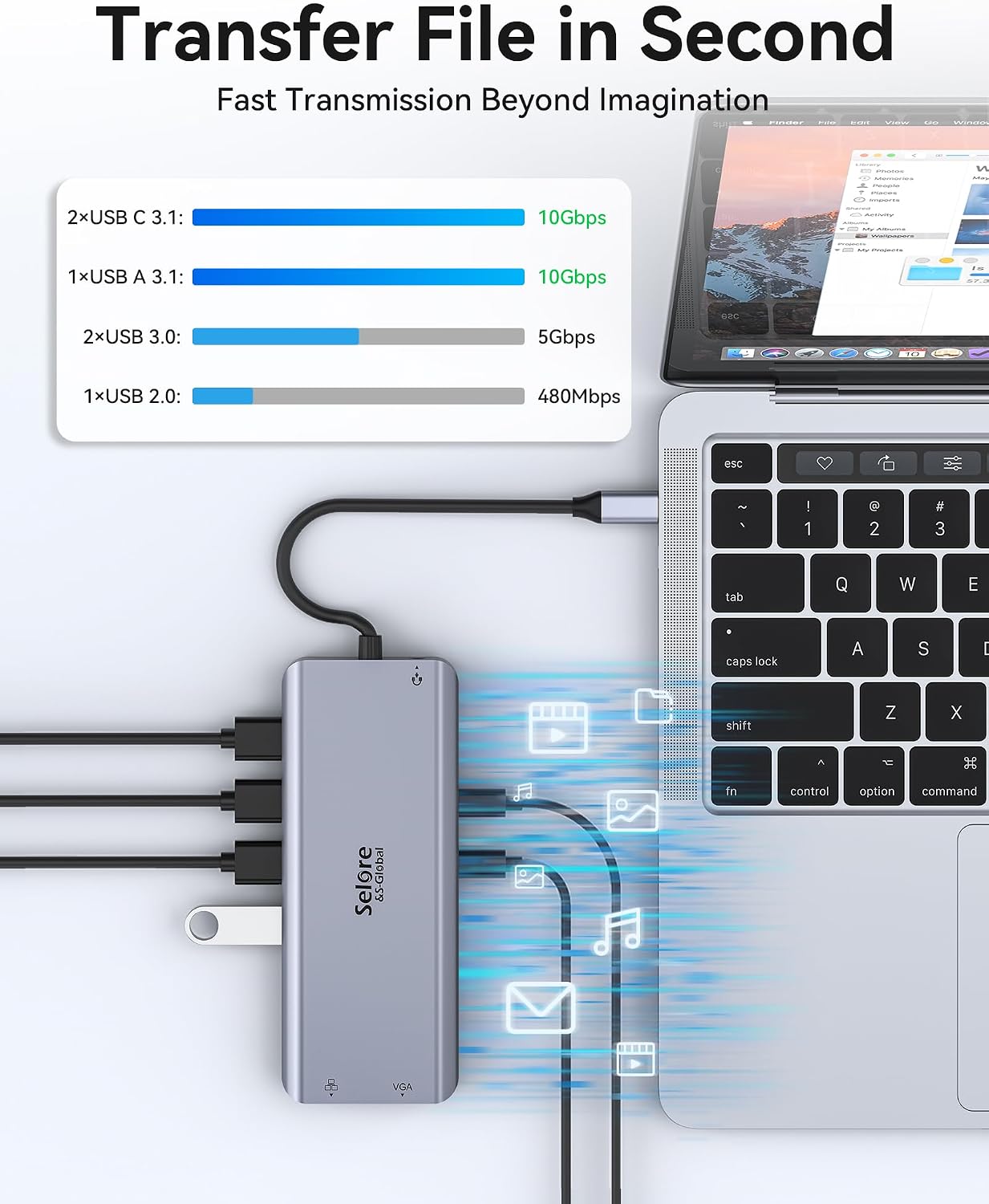 Thumbnail 5 de USB C Dockingstation 14 in 1