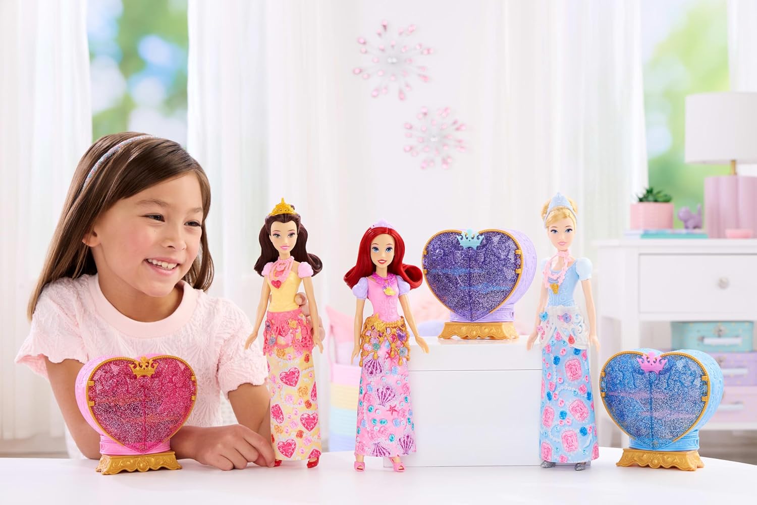 Thumbnail 1 de Mattel Disney Princess Ariel Jewel Reveal (JHL49) con 9 accessori a sorpresa