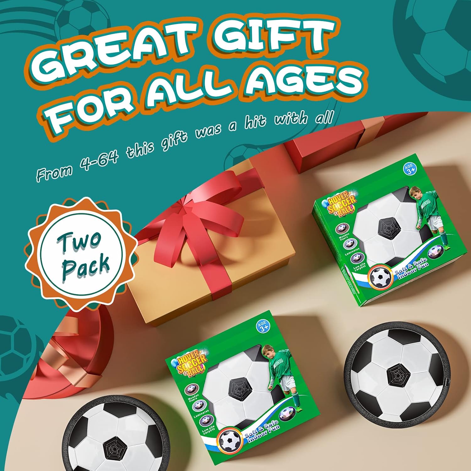 Thumbnail 6 de Hover Soccer Ball 8 Batteries