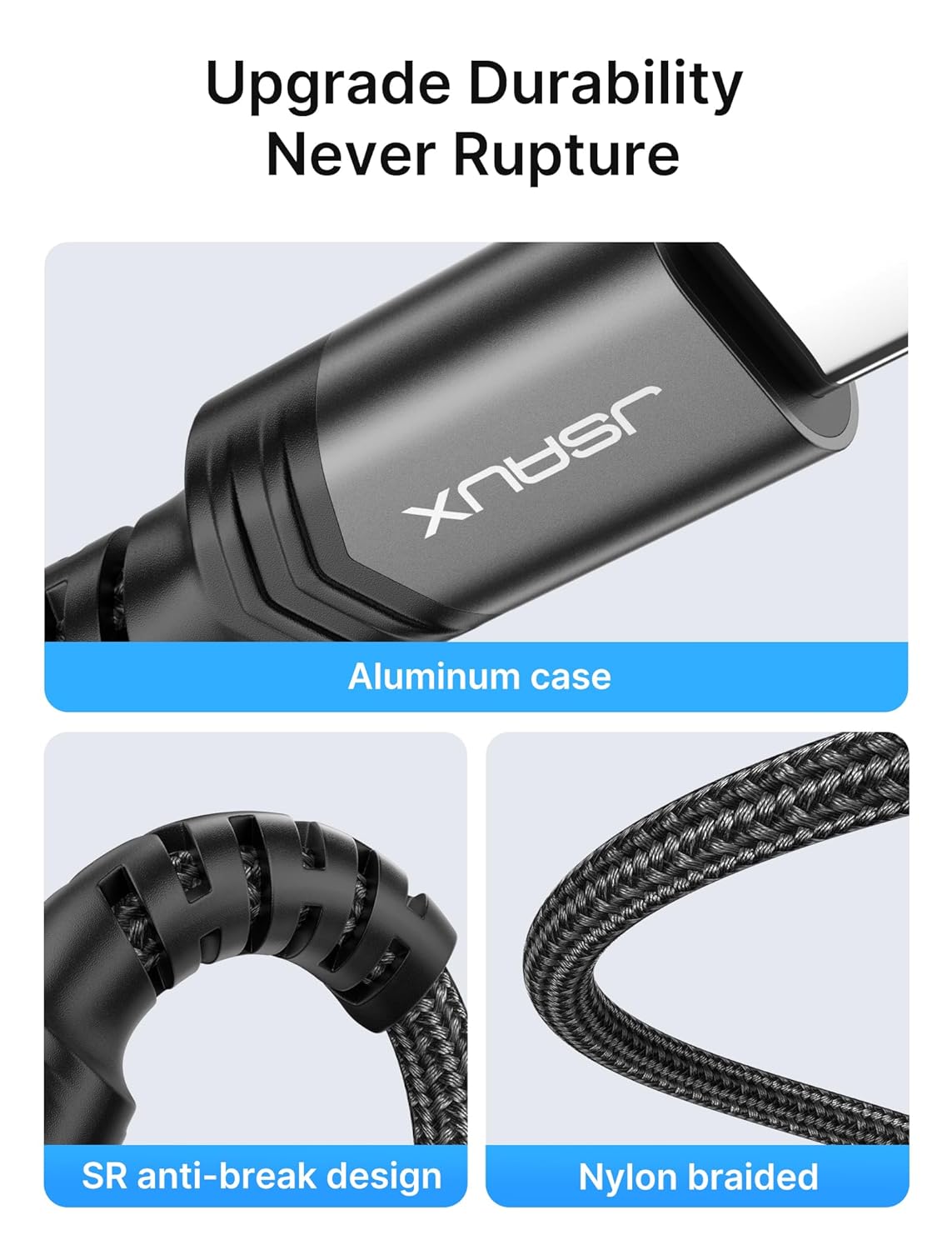 Thumbnail 5 de JSAUX USB C to 3.5mm audio cable 1M