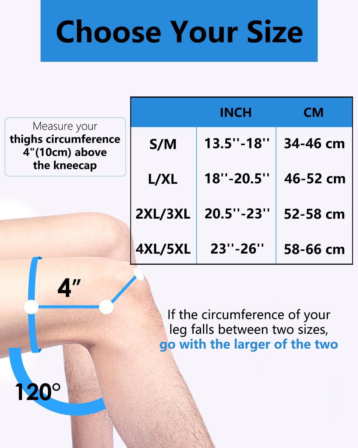 Detalle 2 de ABYON Knee Support for Women 2XL/3XL with Open Patella