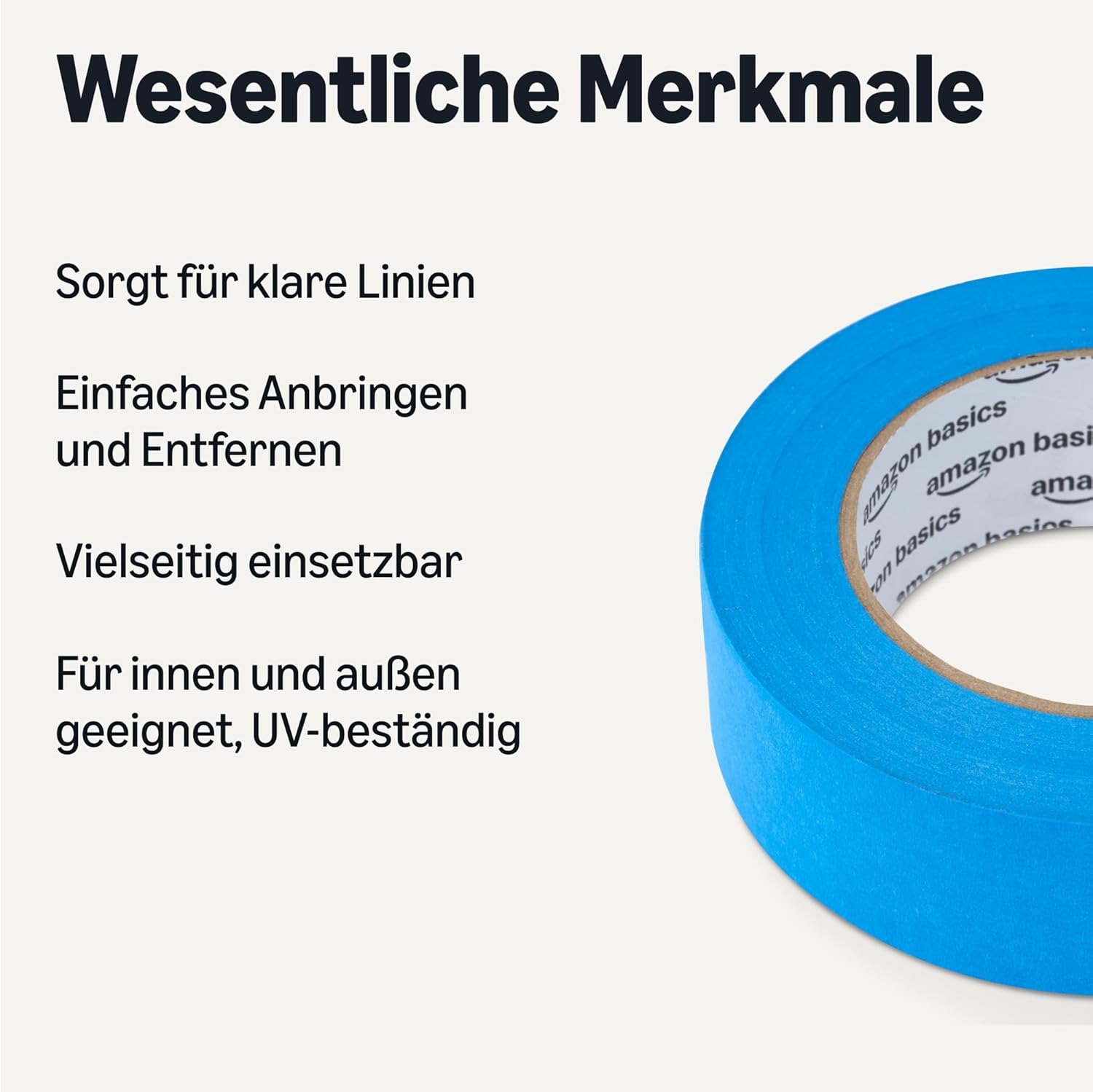 Thumbnail 1 de Amazon Basics Malerband blau 2,3 cm x 55 m – 4er-Pack