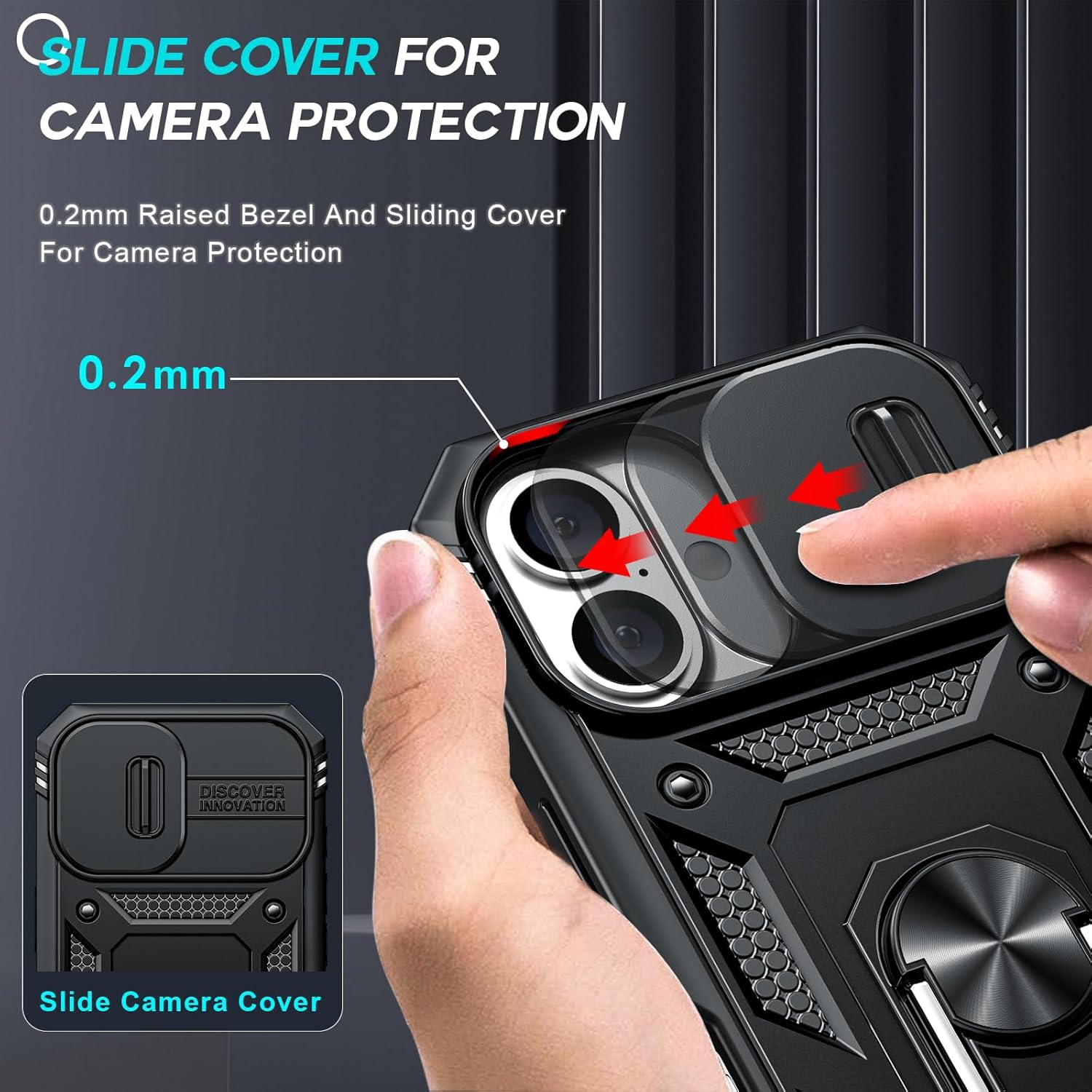 Thumbnail 2 de LeYi iPhone 16 Case 360° Protection