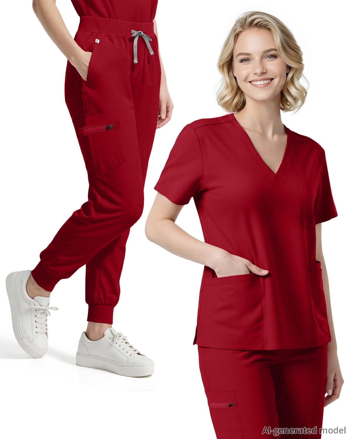 Thumbnail 1 de Eipnare Women's Scrub Set with 9 Pockets