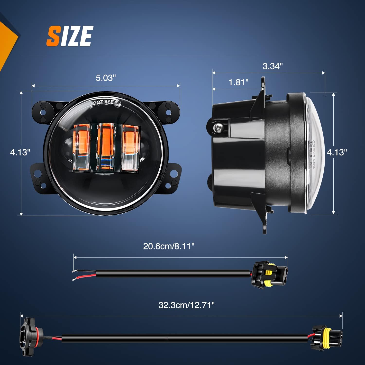 Thumbnail 5 de Nilight 4-Inch LED Fog Lights