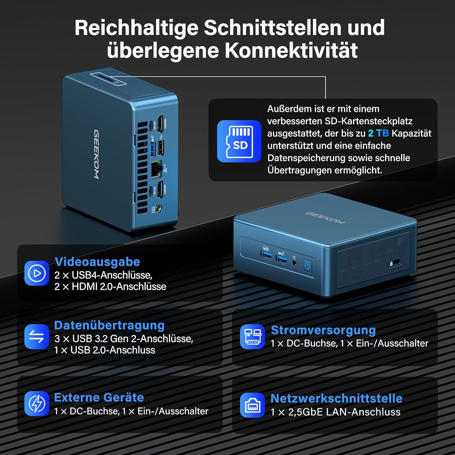 Thumbnail 5 de GEEKOM IT12 Mini PC i5-12450H 16GB 512GB