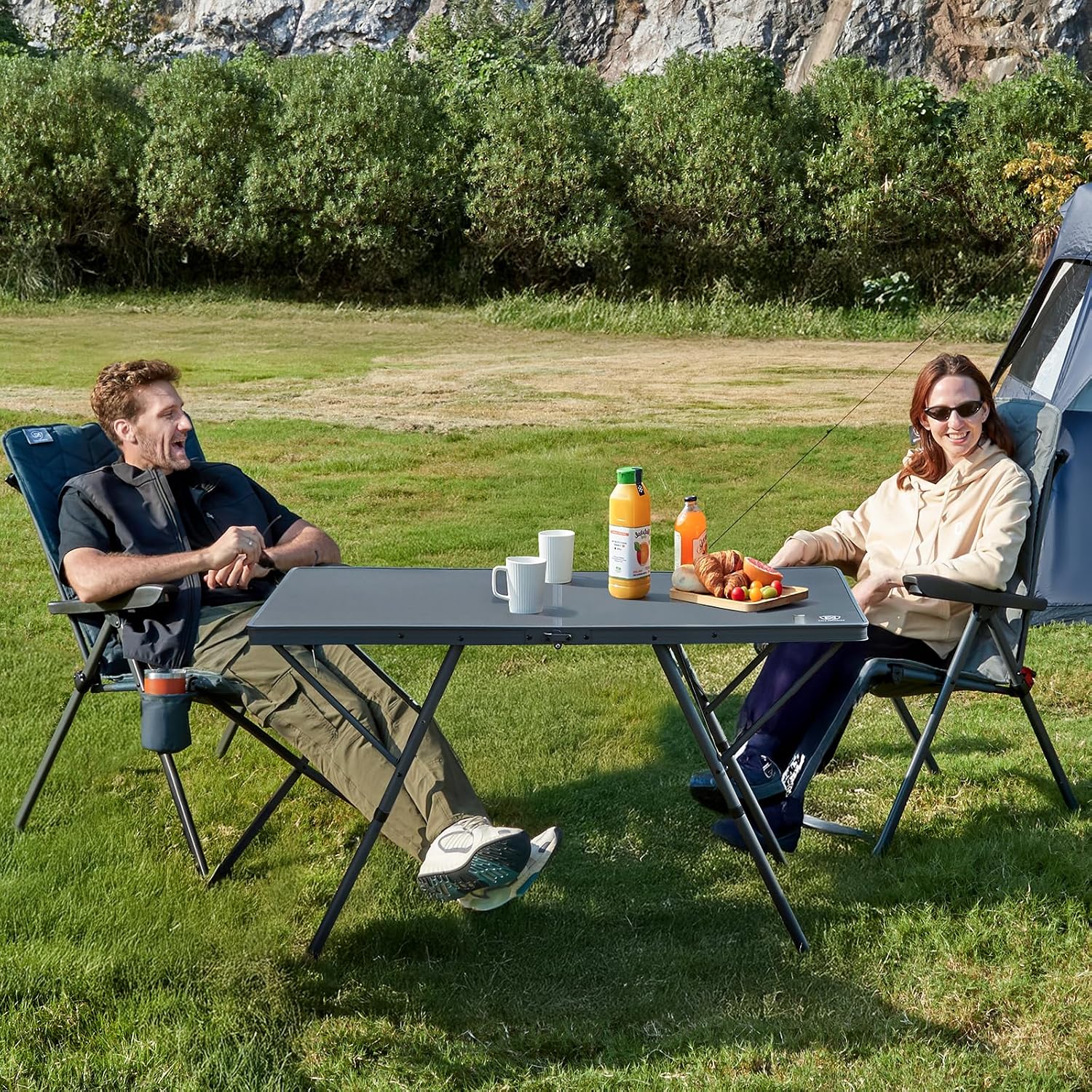 Thumbnail 1 de EVER ADVANCED Campingtisch faltbar 120x60 cm