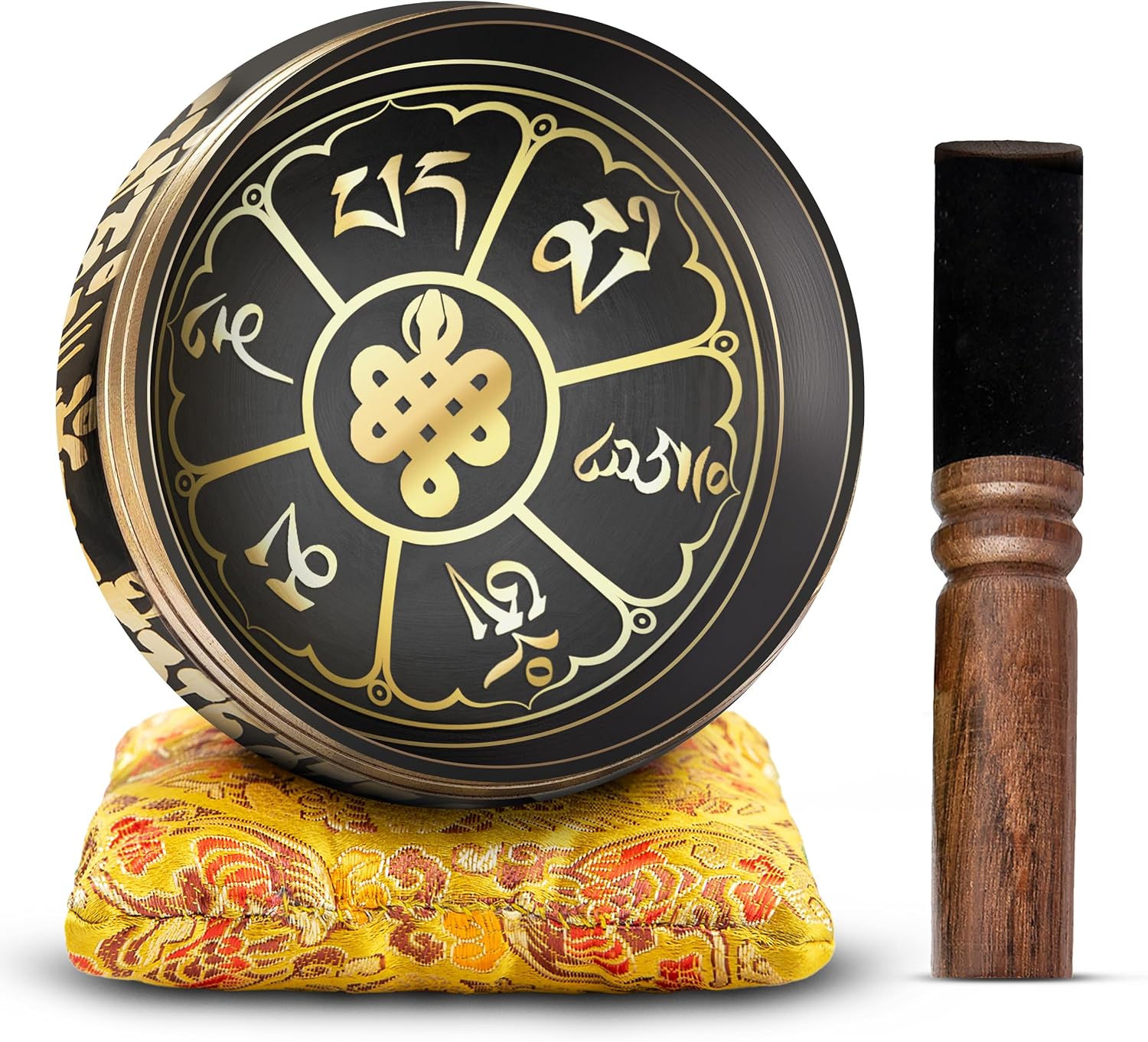 Detalle 2 de HIMALAYAN BAZAAR Tibetan singing bowl set, 4-inch