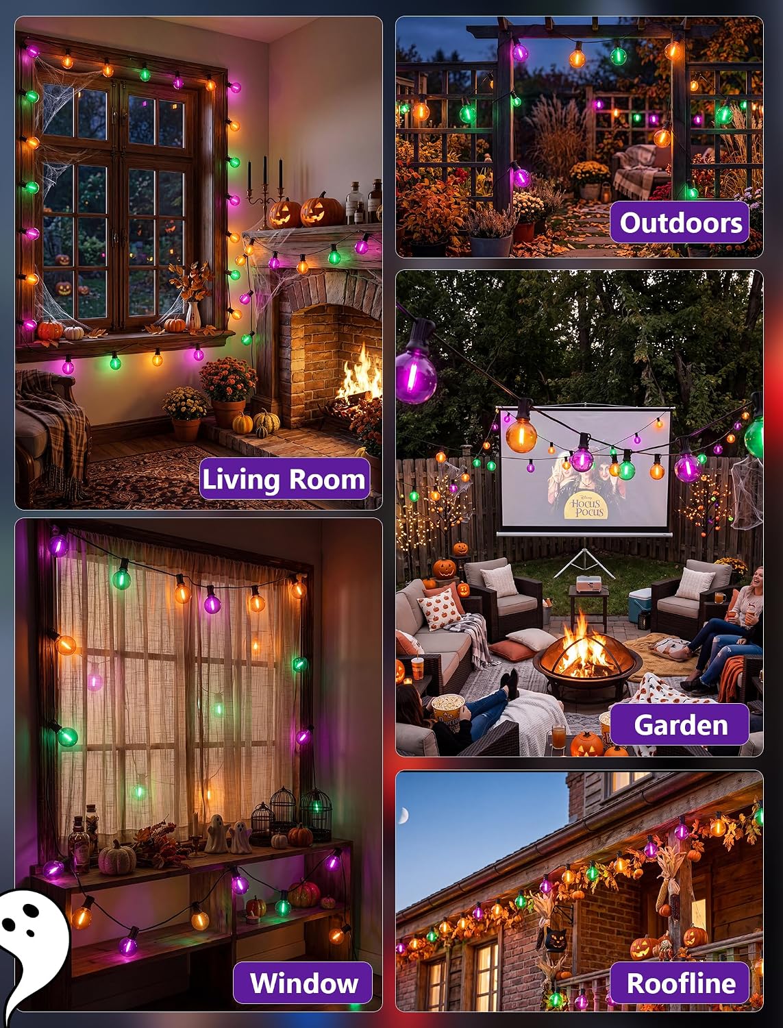 Thumbnail 6 de Outdoor String Lights, 25 ft