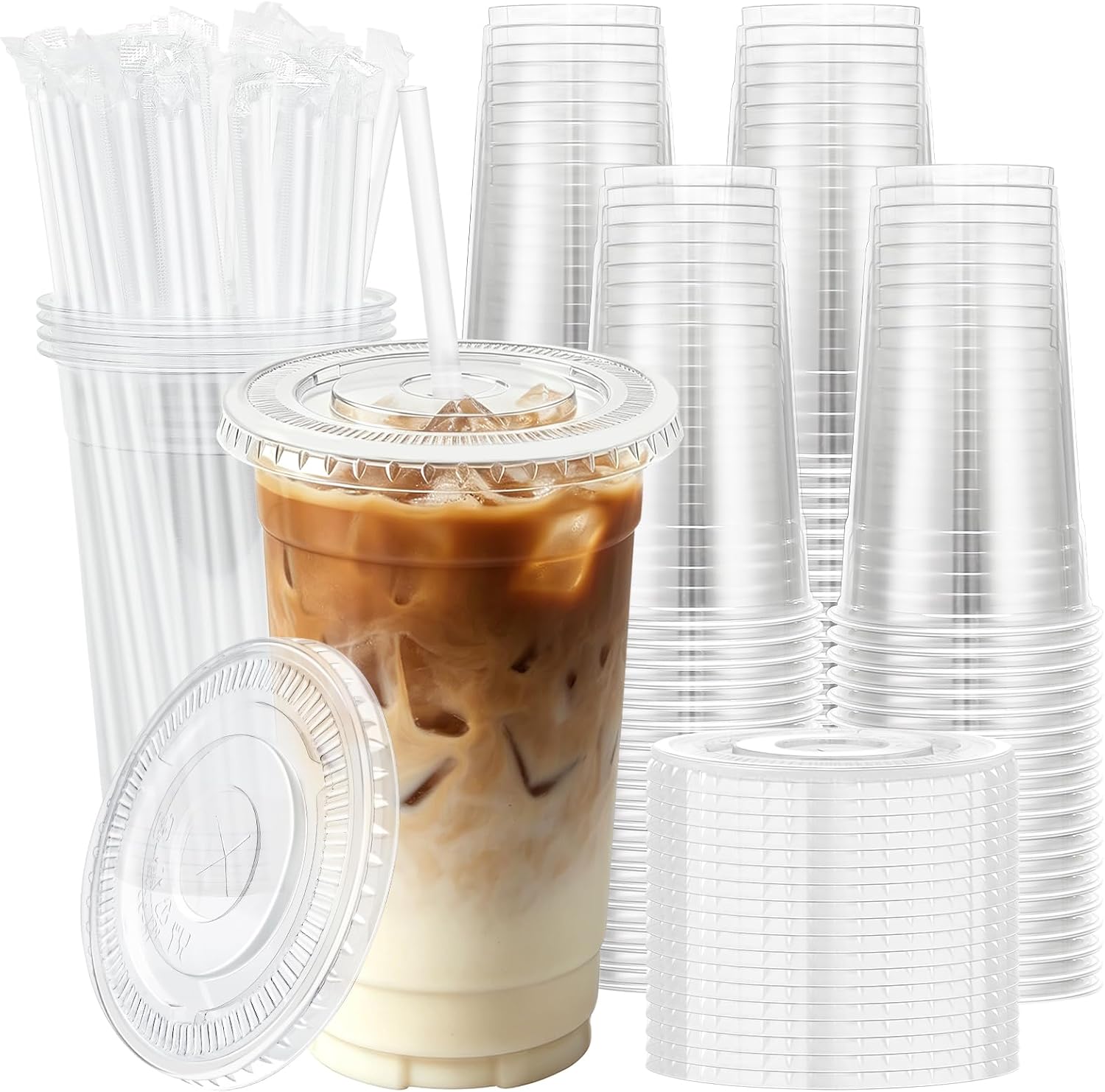 Thumbnail 6 de Lamosi Disposable Plastic Cups, 12 oz