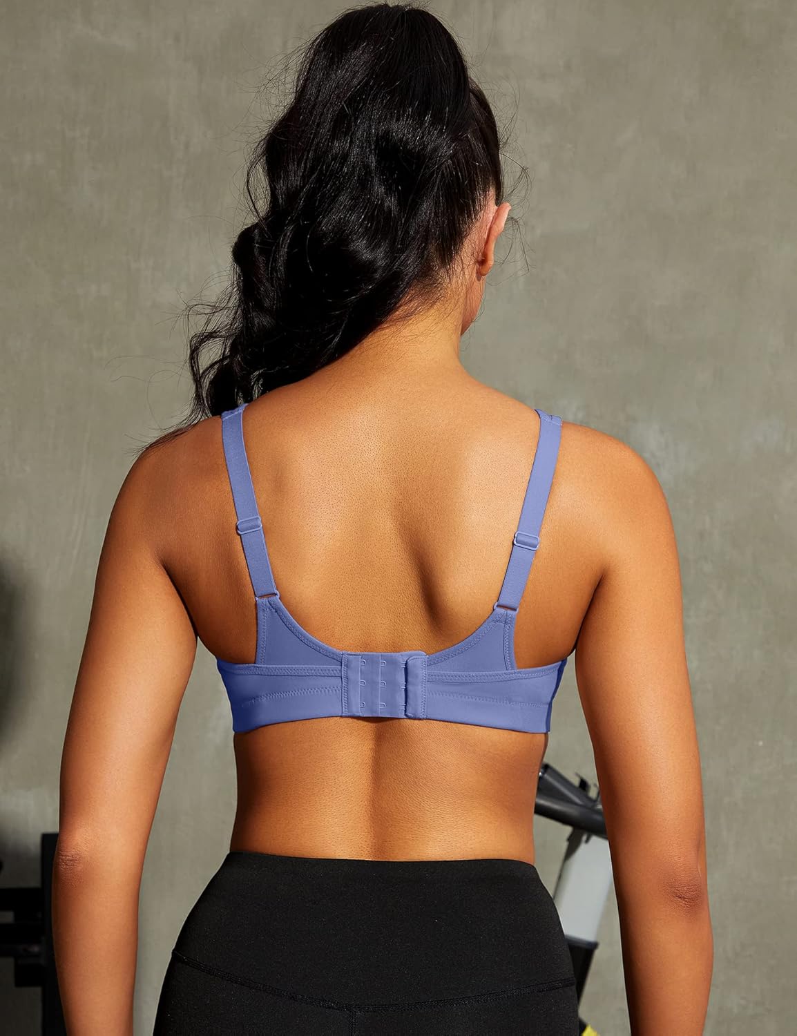 Detalle de Wingslove High Impact Sports Bra for Women Plus Size Non Padded Wirefree – Bounce Control