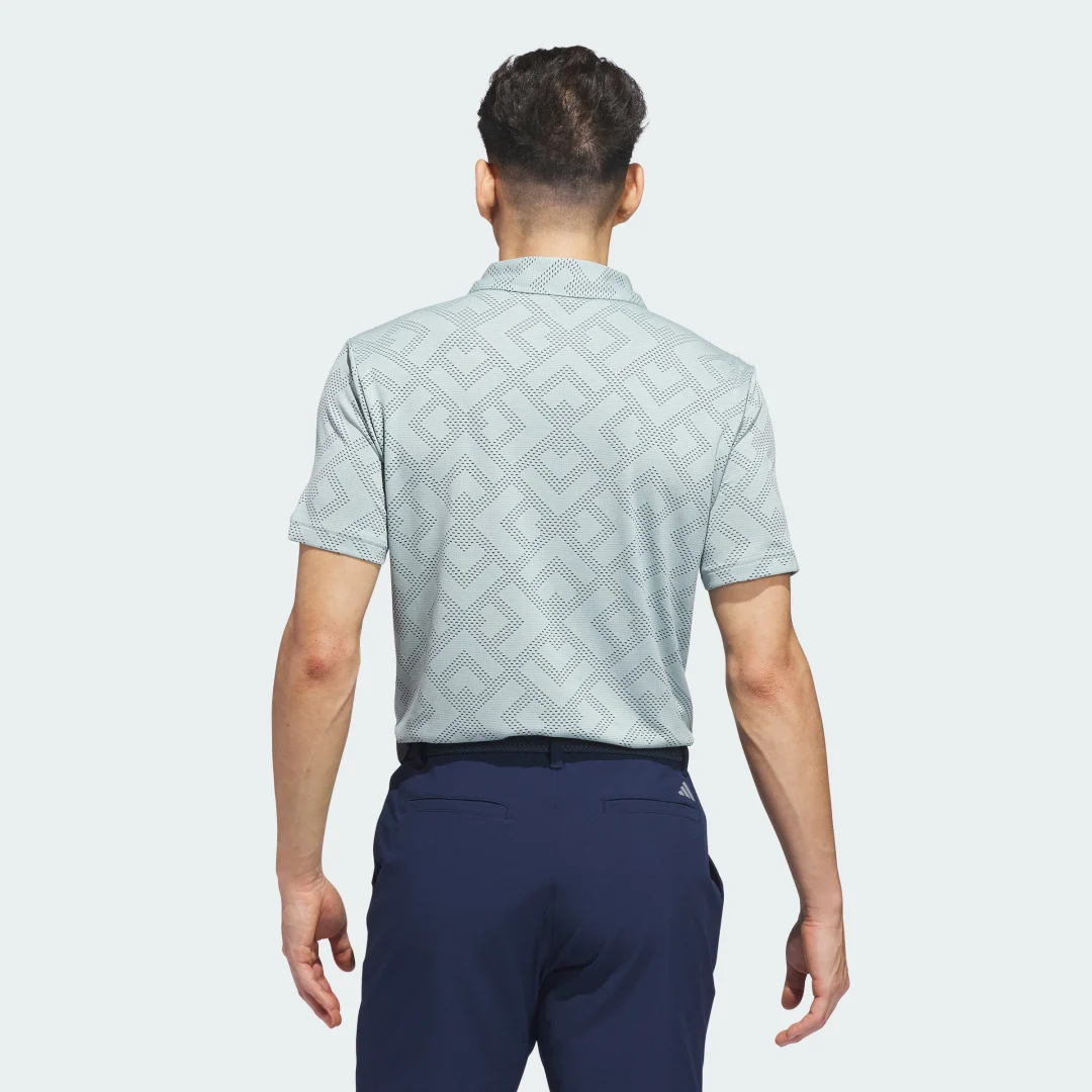 Detalle 2 de POLO JACQUARD ULTIMATE365 de Adidas – polo verde para uso cómodo y urbano