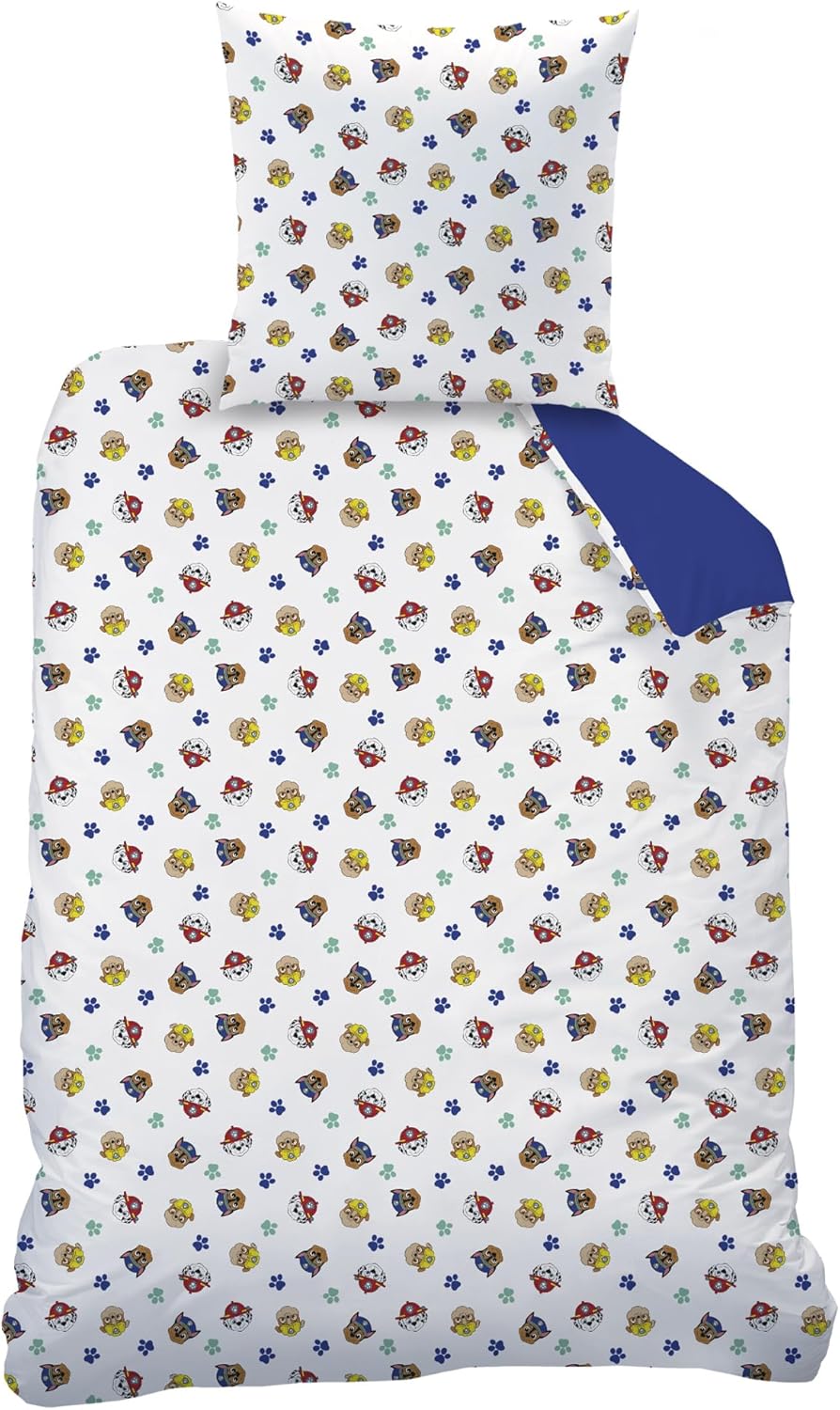 Thumbnail 2 de PAT PATROUILLE Parure de lit Enfant – Housse 140x200 cm & Taie 63x63 cm, 100% coton, OEKO-TEX, bleu garçon – OMYDREAM