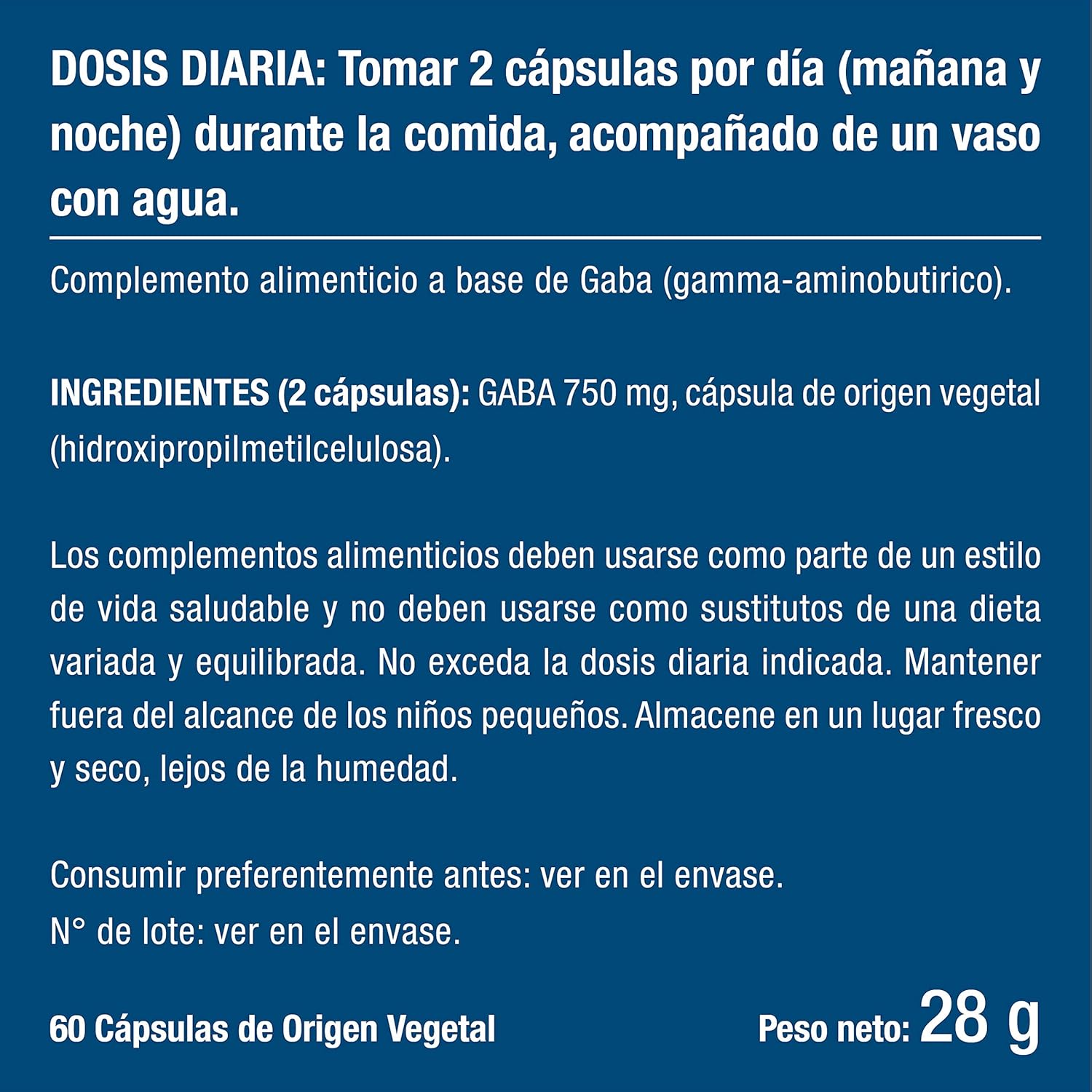 Thumbnail 7 de Gaba 750mg🌿 - Relajante Natural en Cápsulas Veganas (Francia)