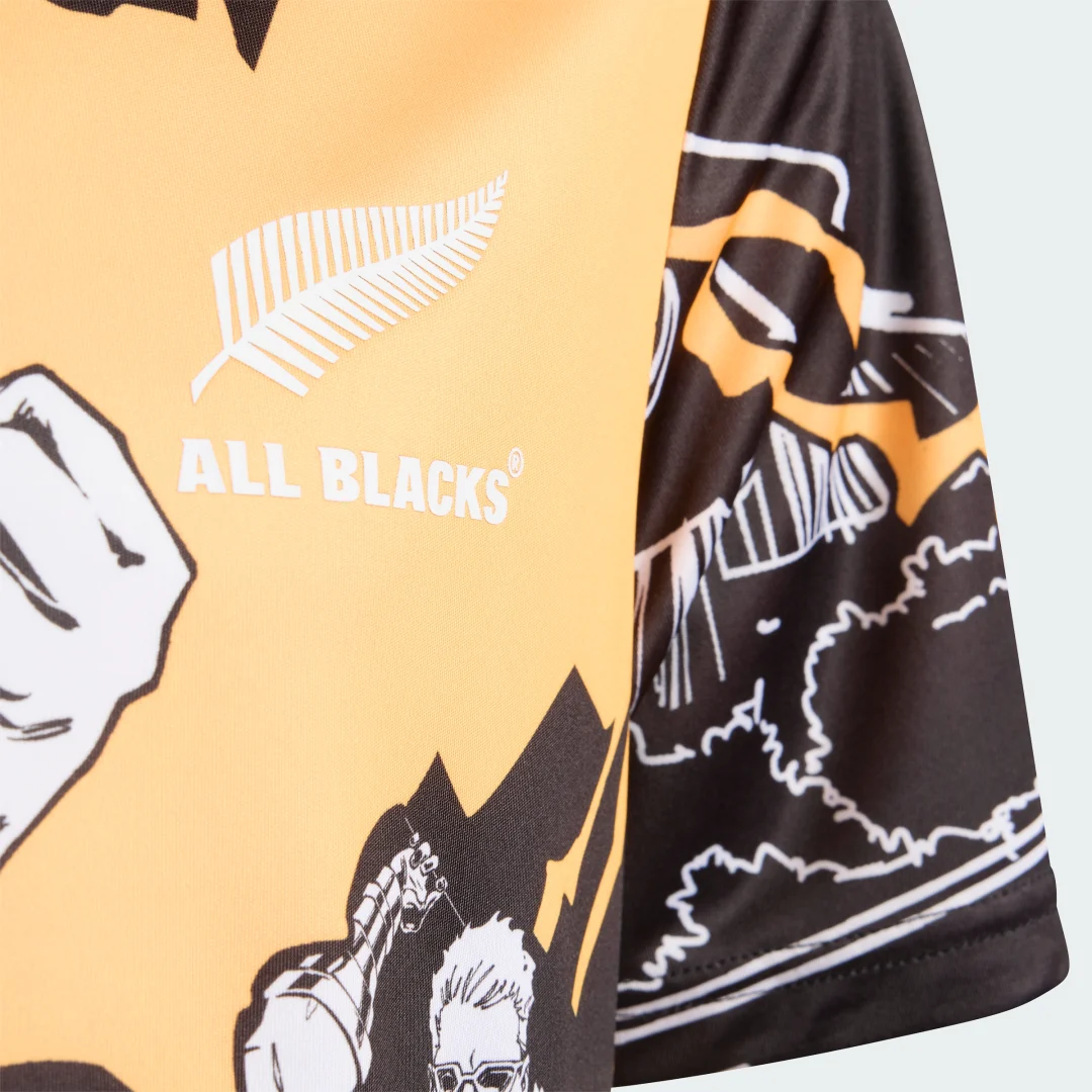 Detalle de Camiseta All Blacks Marvel Captain's Run - Adidas