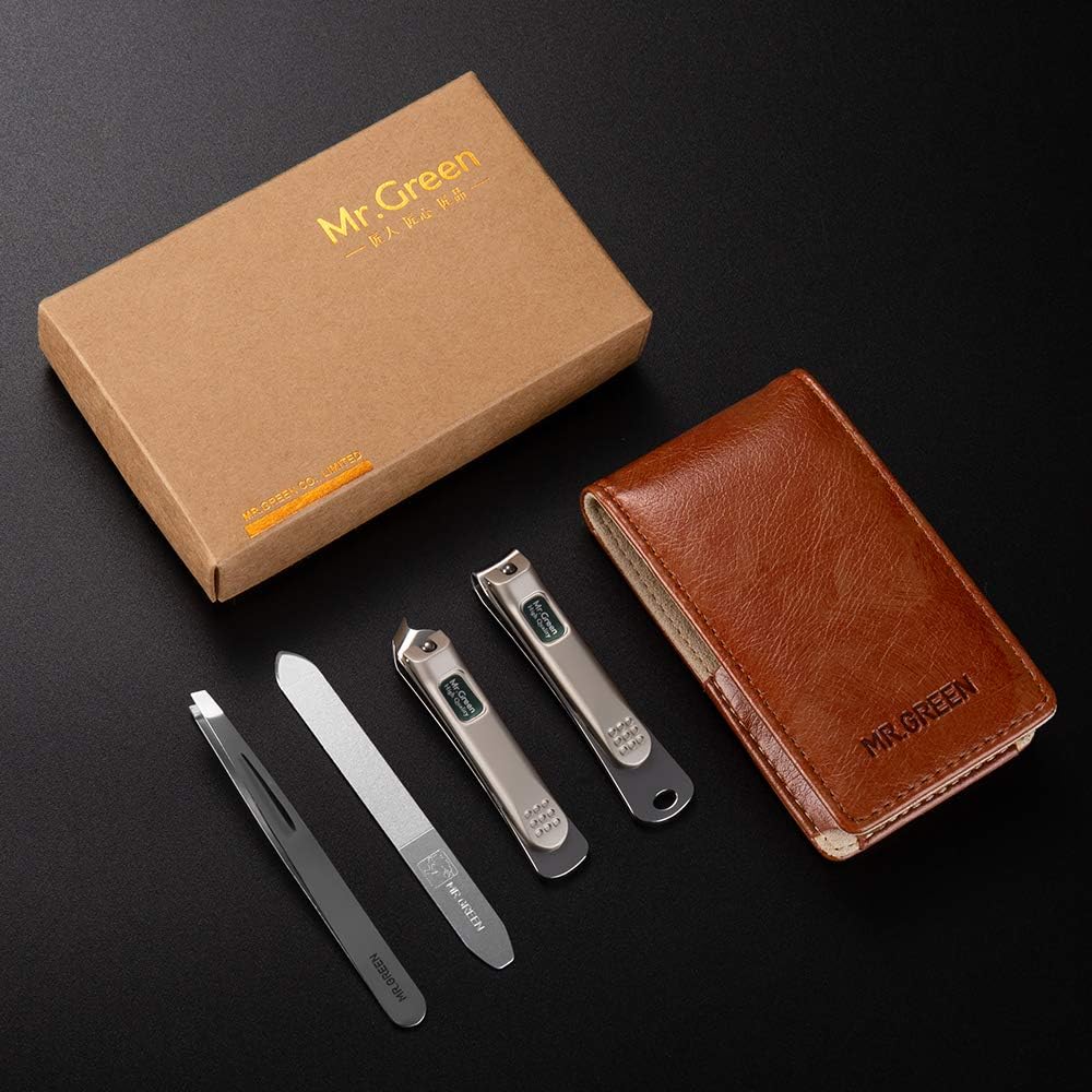 Thumbnail 6 de MR.GREEN Maniküre Set Männer – 4Pcs Nagelknipser mit Lederetui