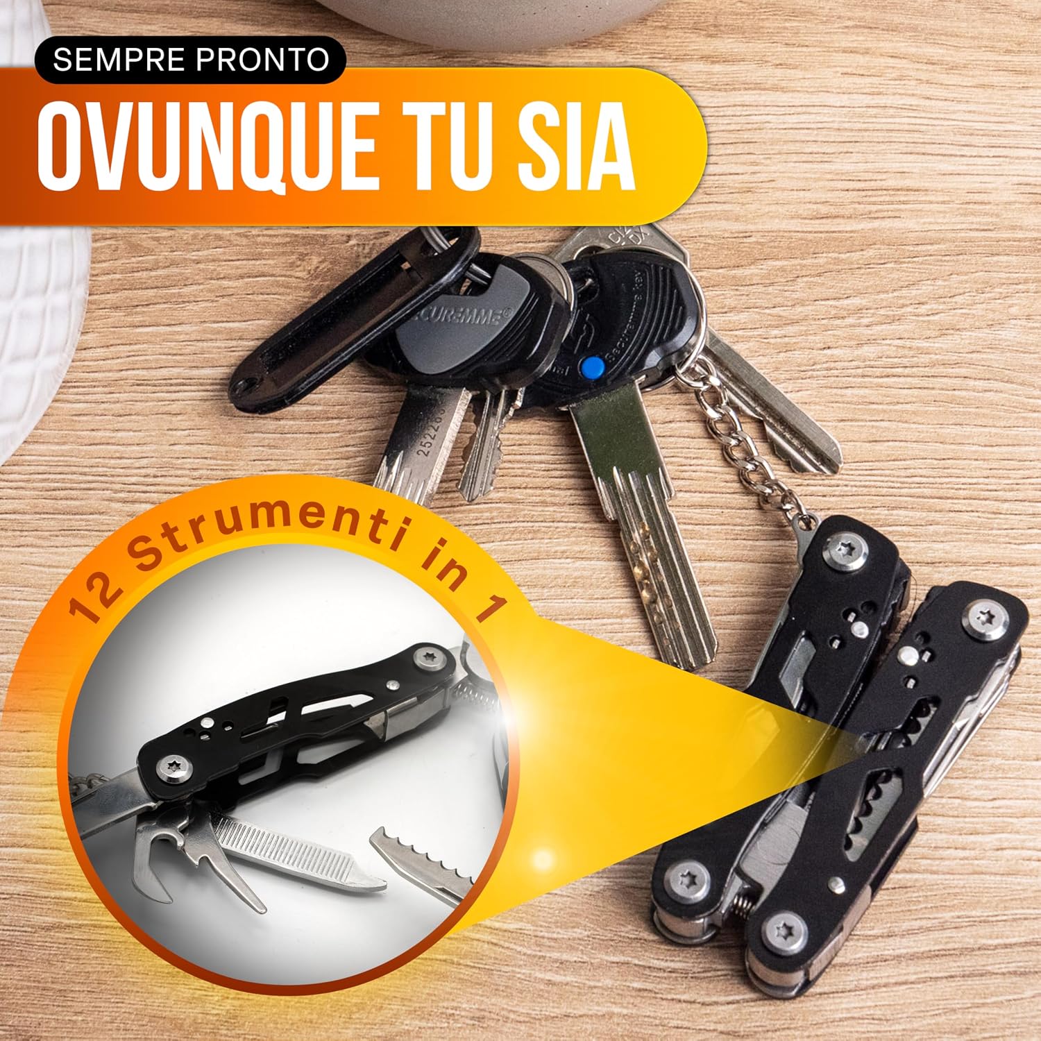 Detalle 2 de CustoDesign Multitool 12 in 1 Pinza Multiuso